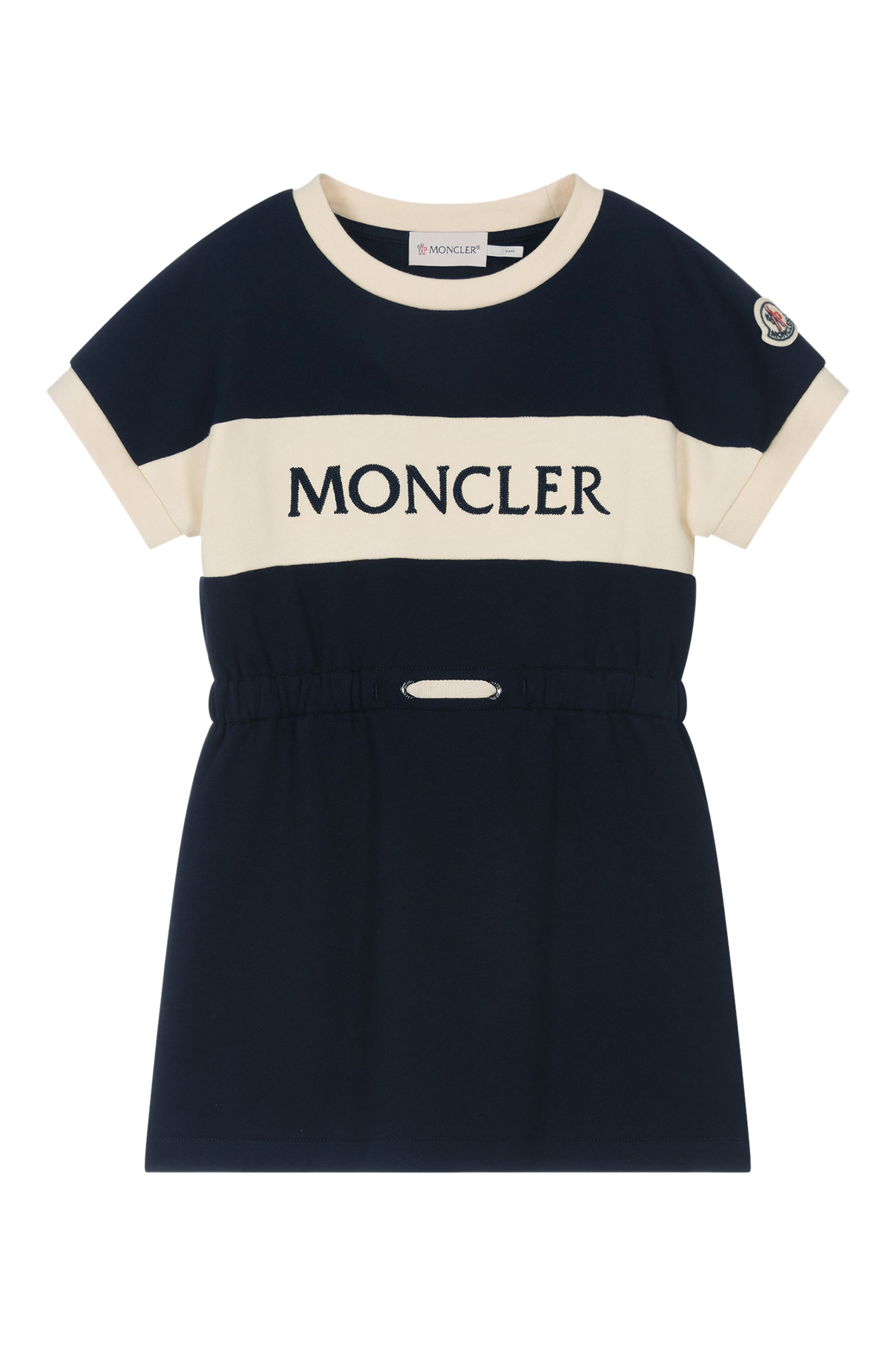 Kids Logo Print Short Sleeve Dress