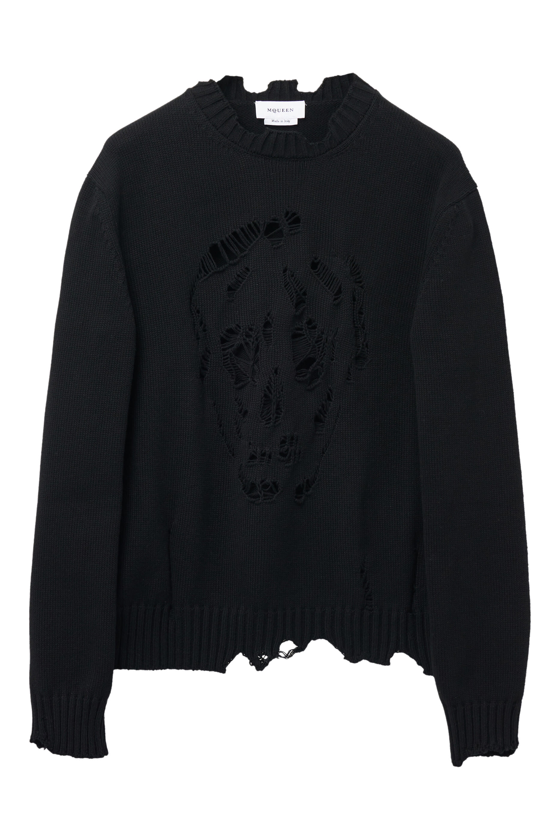 Distressed Skull Cardigan