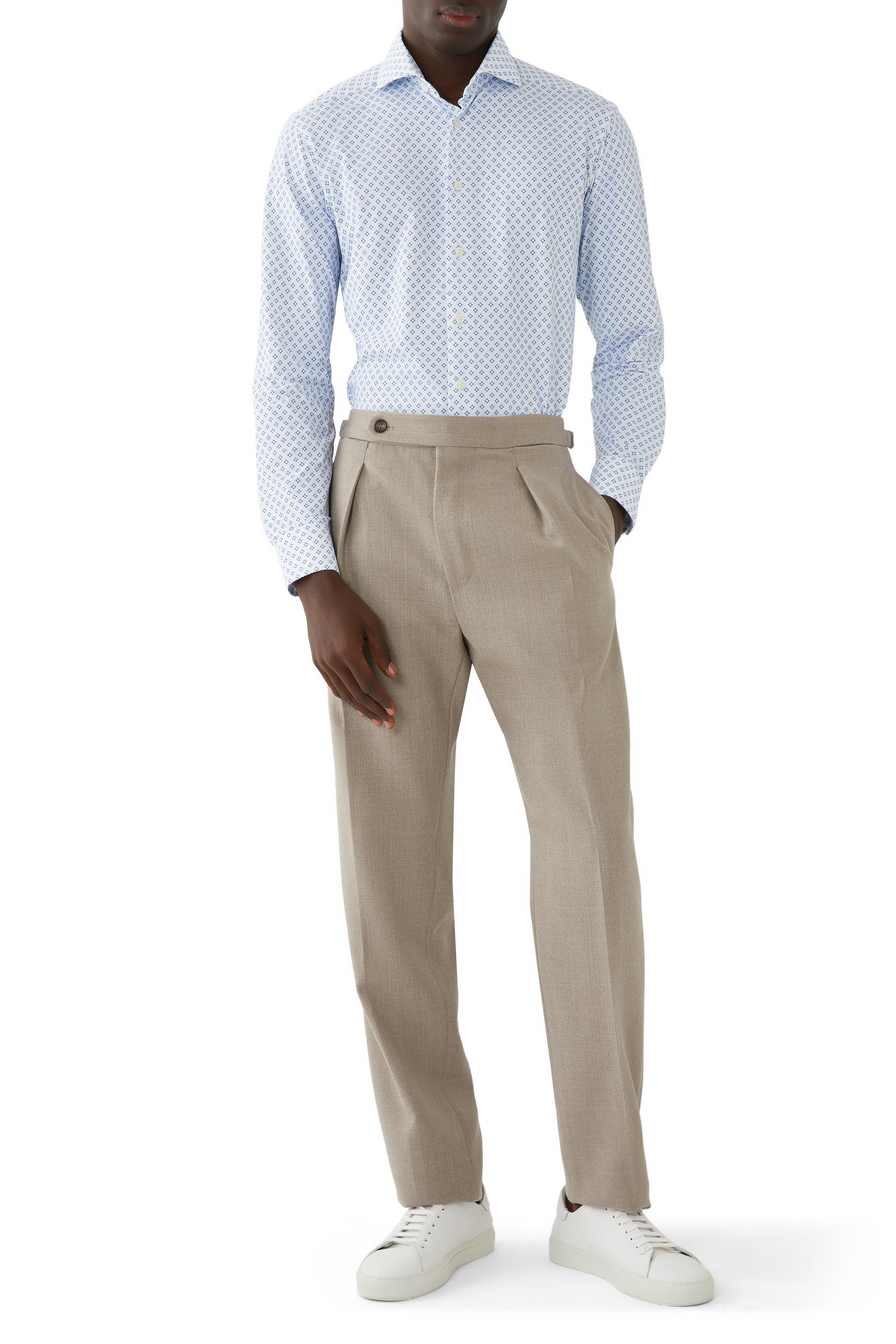 Geometric Four Way-Stretch Shirt