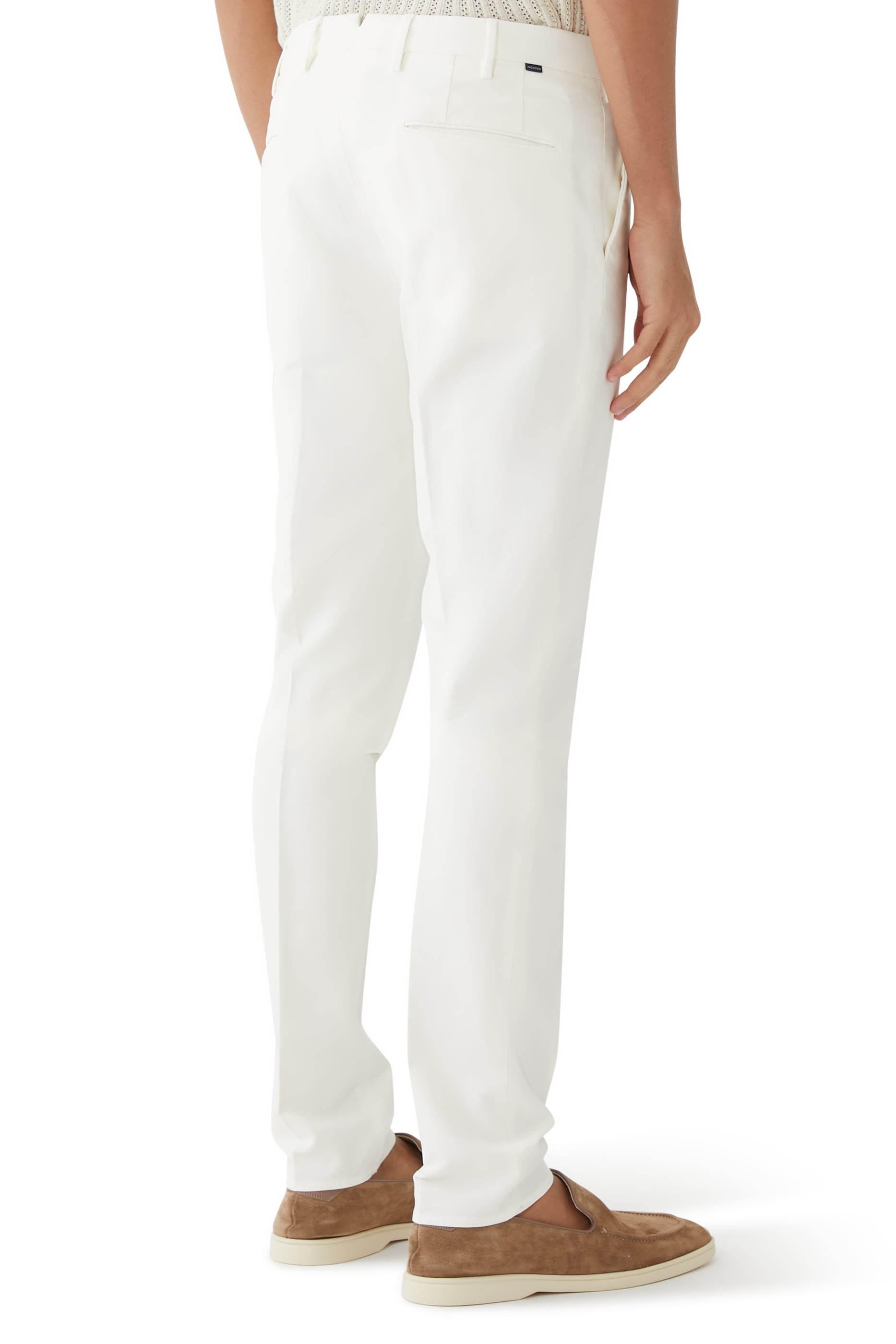 Slim-Fit Doeskin Trousers