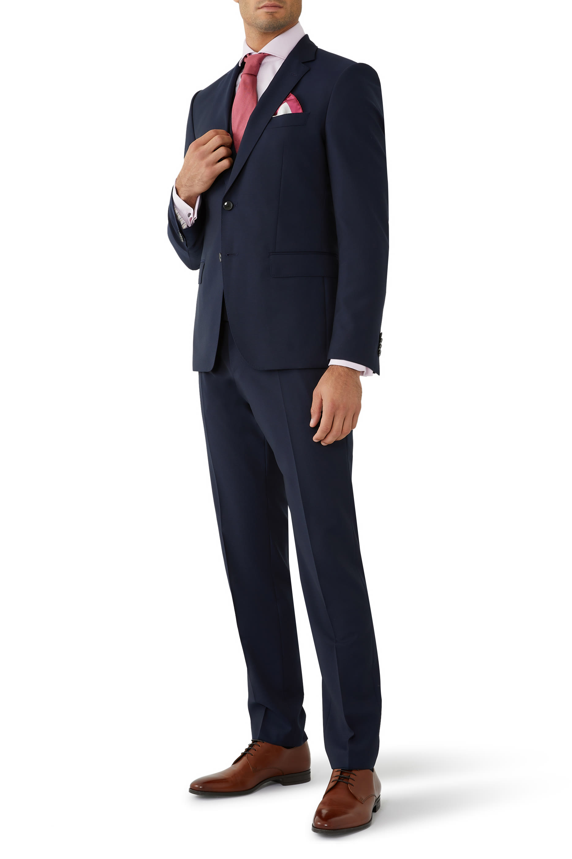 Three-Piece Slim-Fit Wool Suit