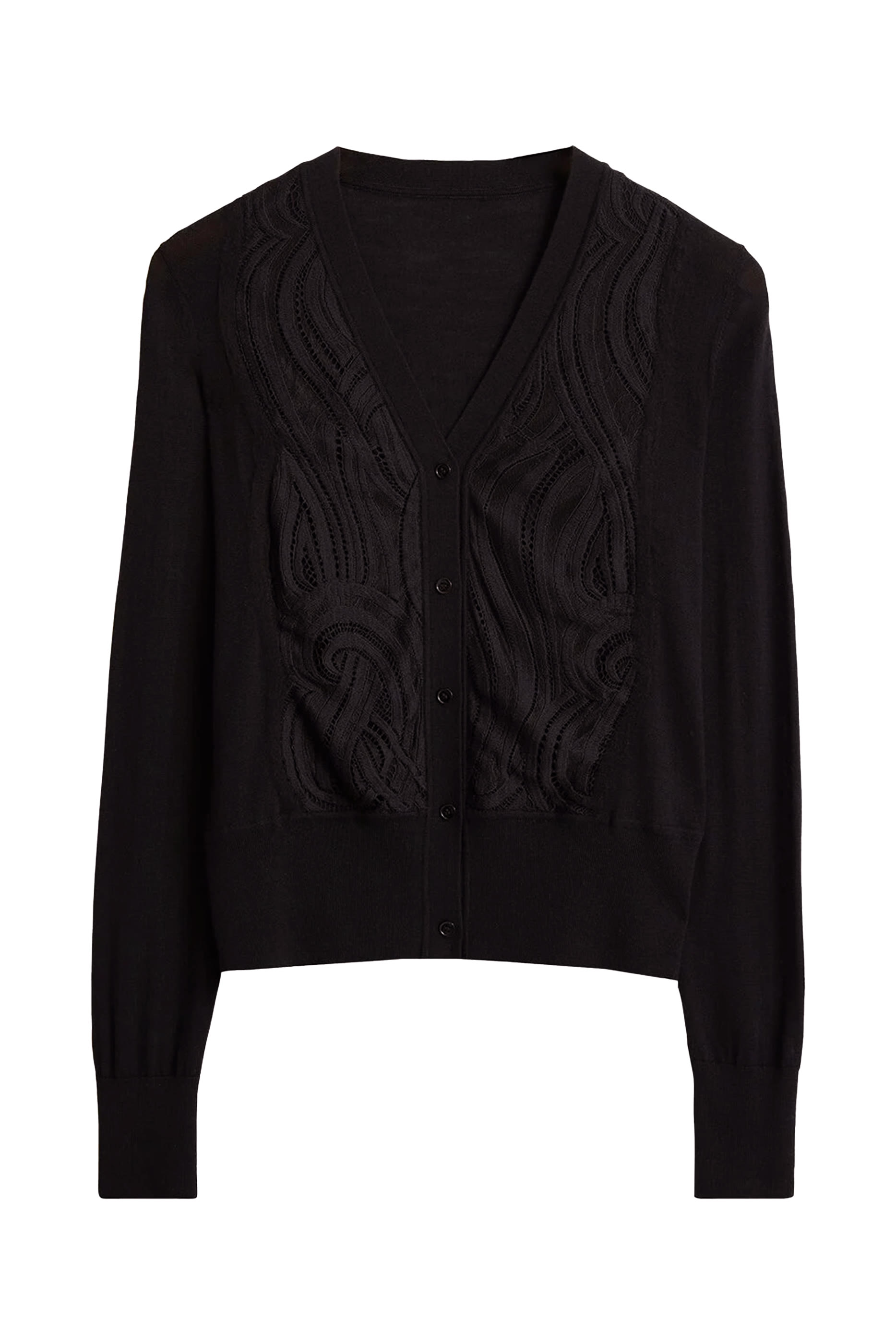 Lace and Knit Cardigan