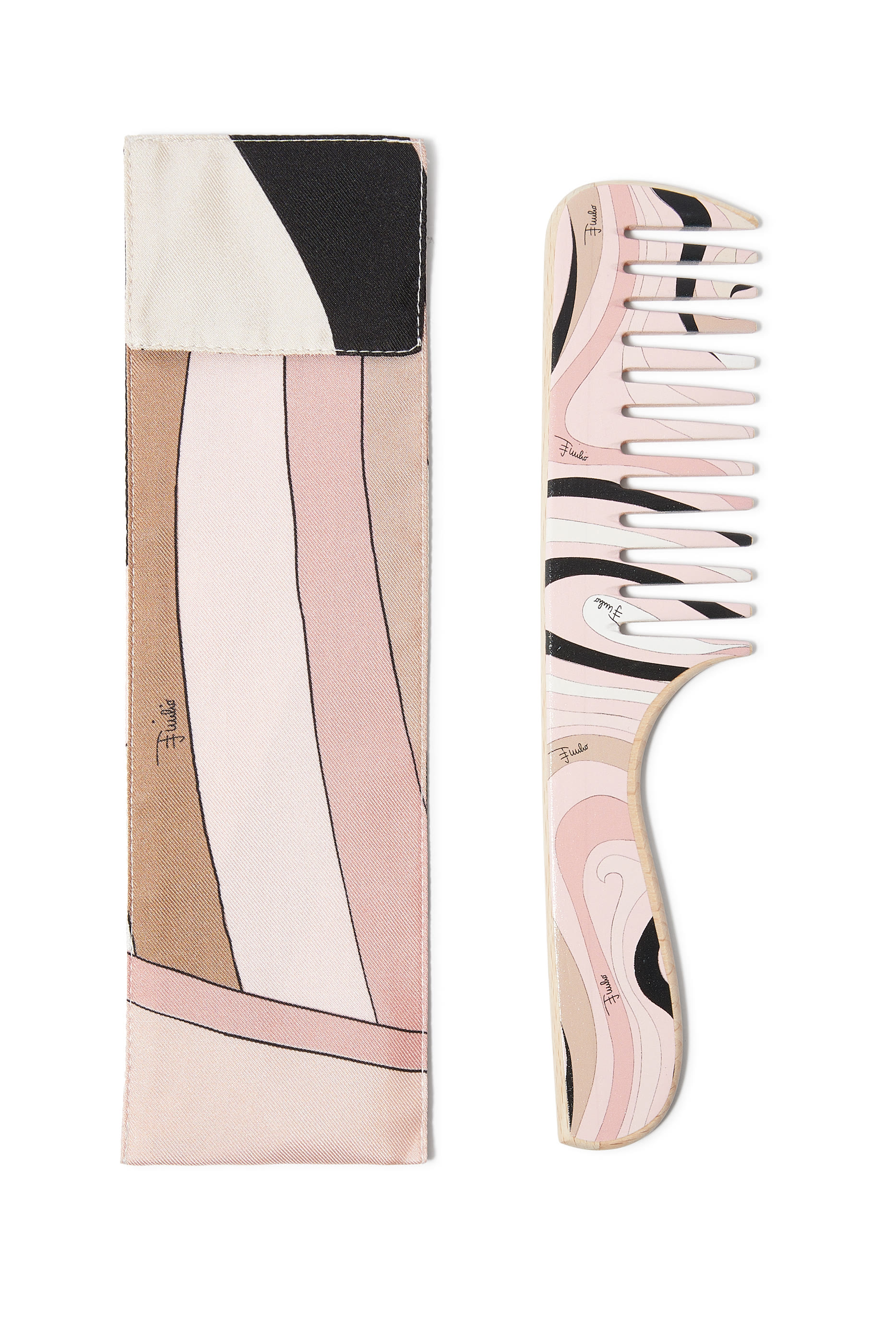 Wooden Comb with Case