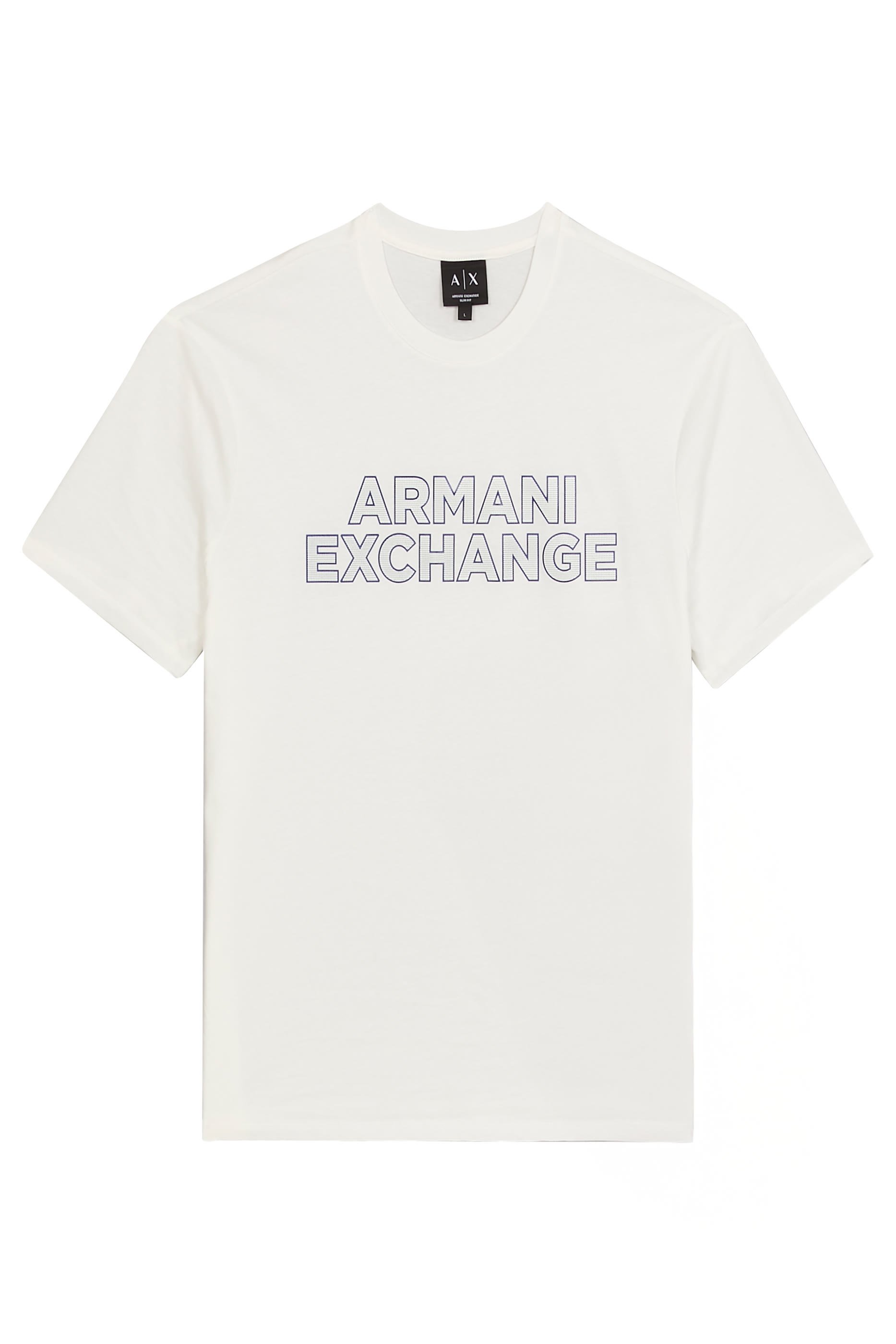 AX Logo Cotton T-Shirt