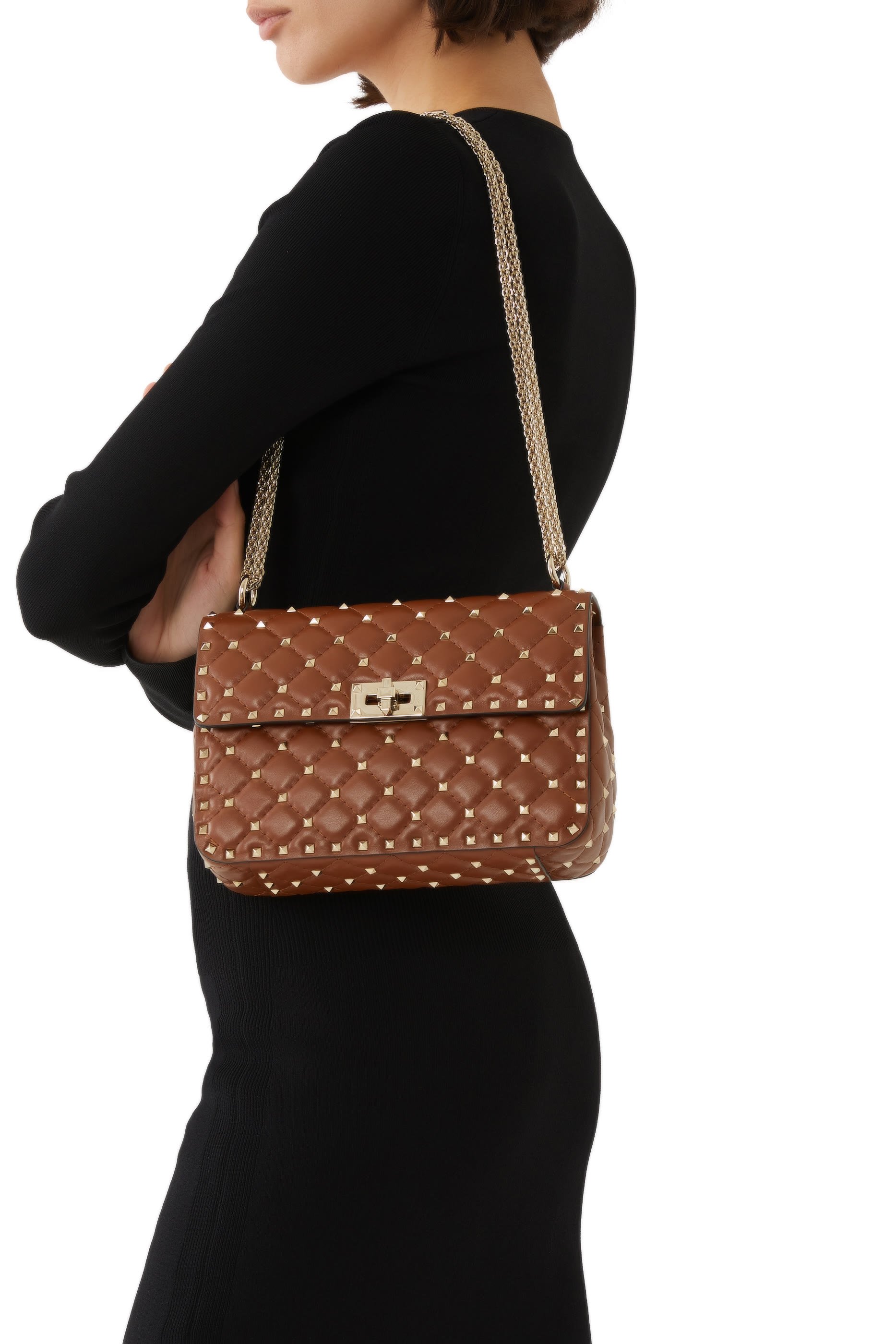 Rockstud Spike Shoulder Bag