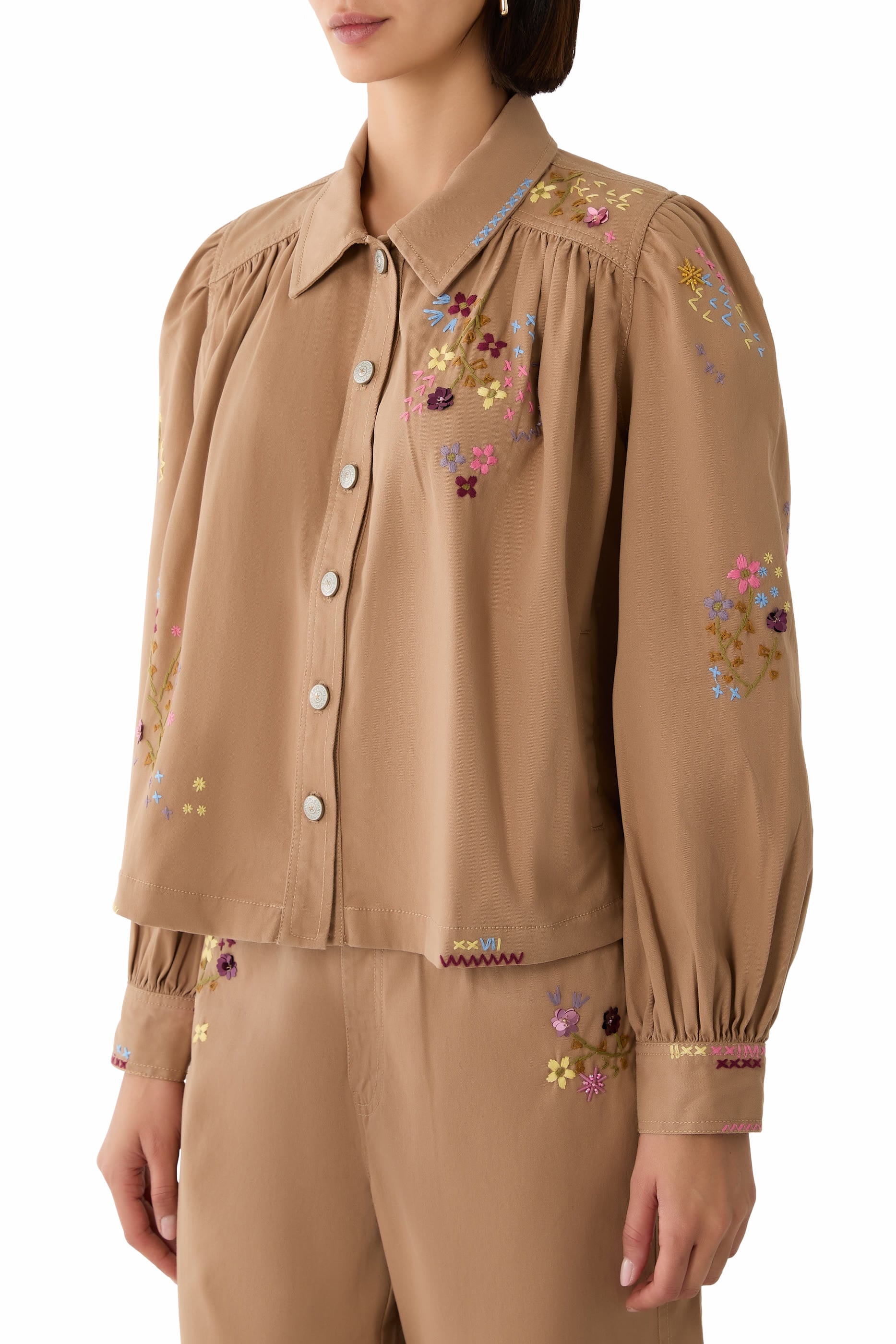 Lyla Wildflower Embroidered Jacket