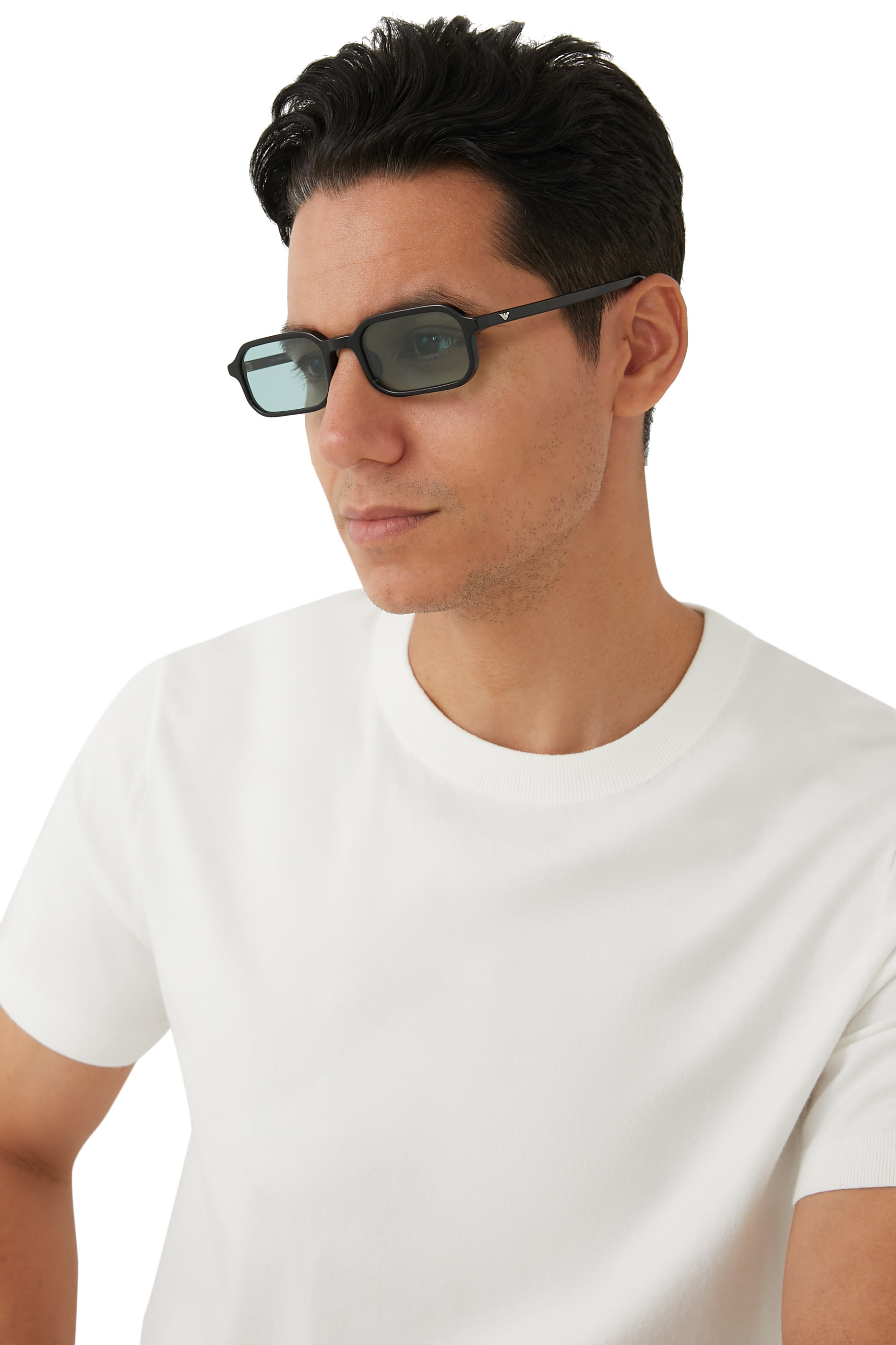 Logo Rectangular Sunglasses
