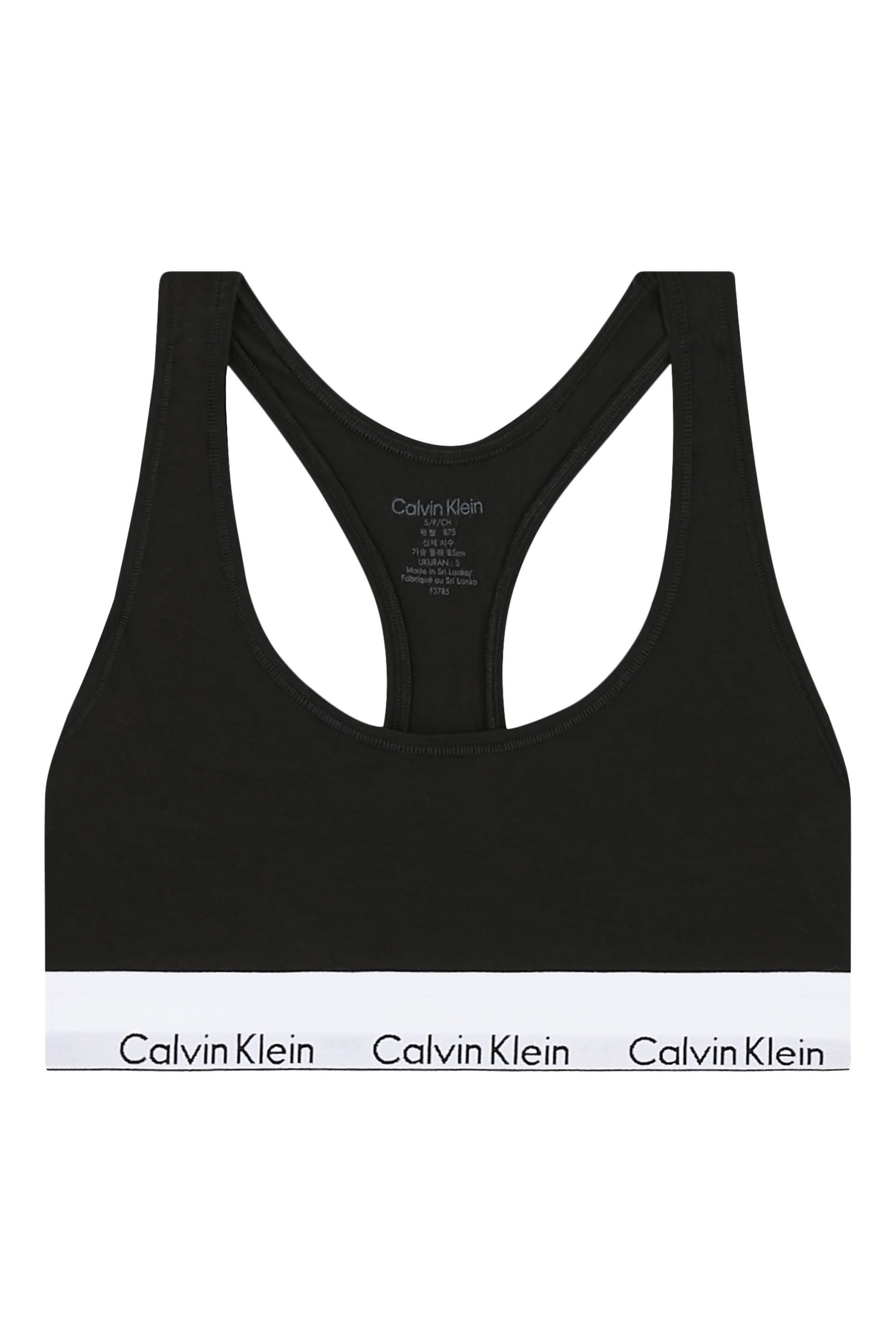 Logo Modern Cotton Unlined Bralette