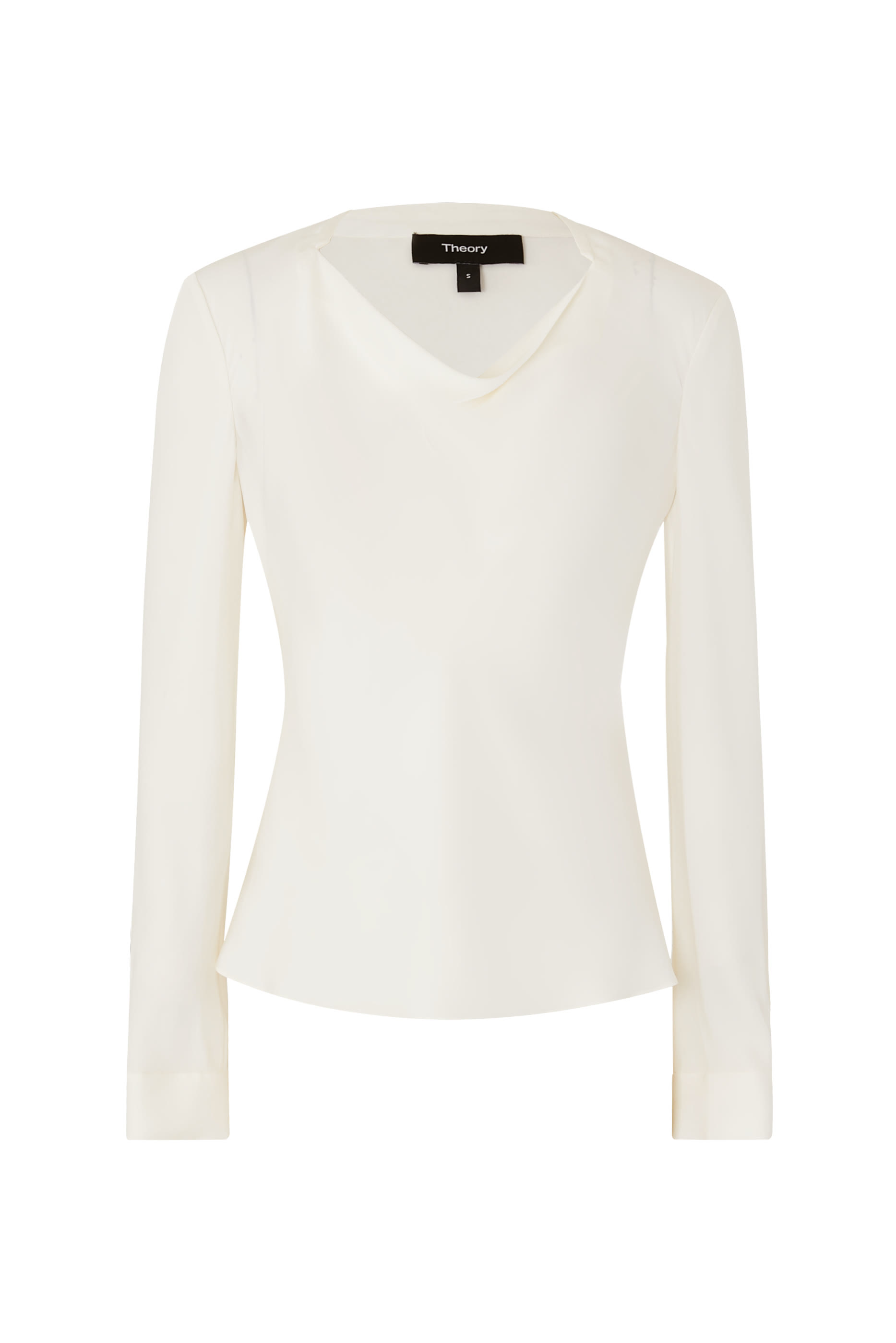 Cowl Neck Silk Blouse