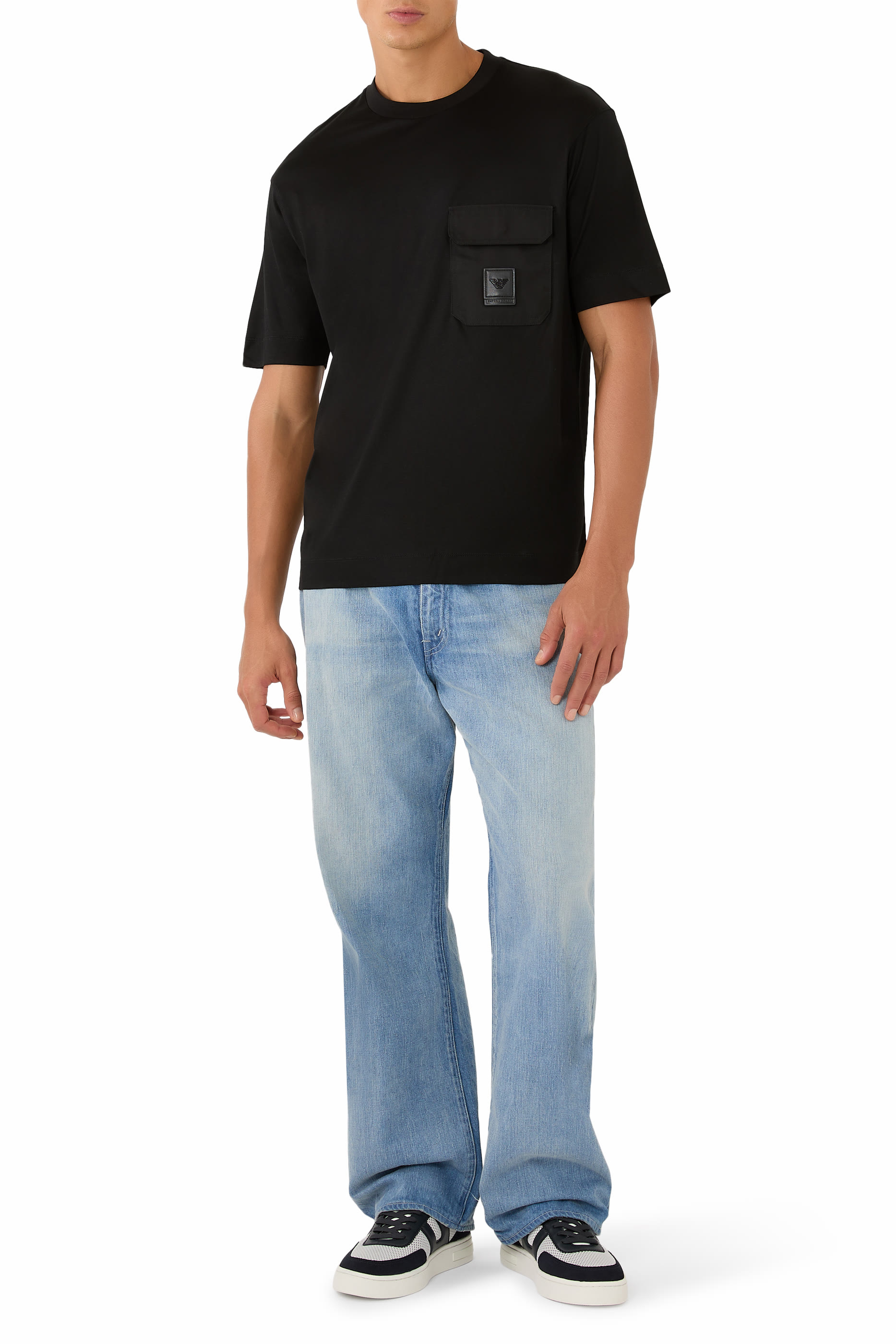 Logo Patch Pocket Regular Fit T-Shirt