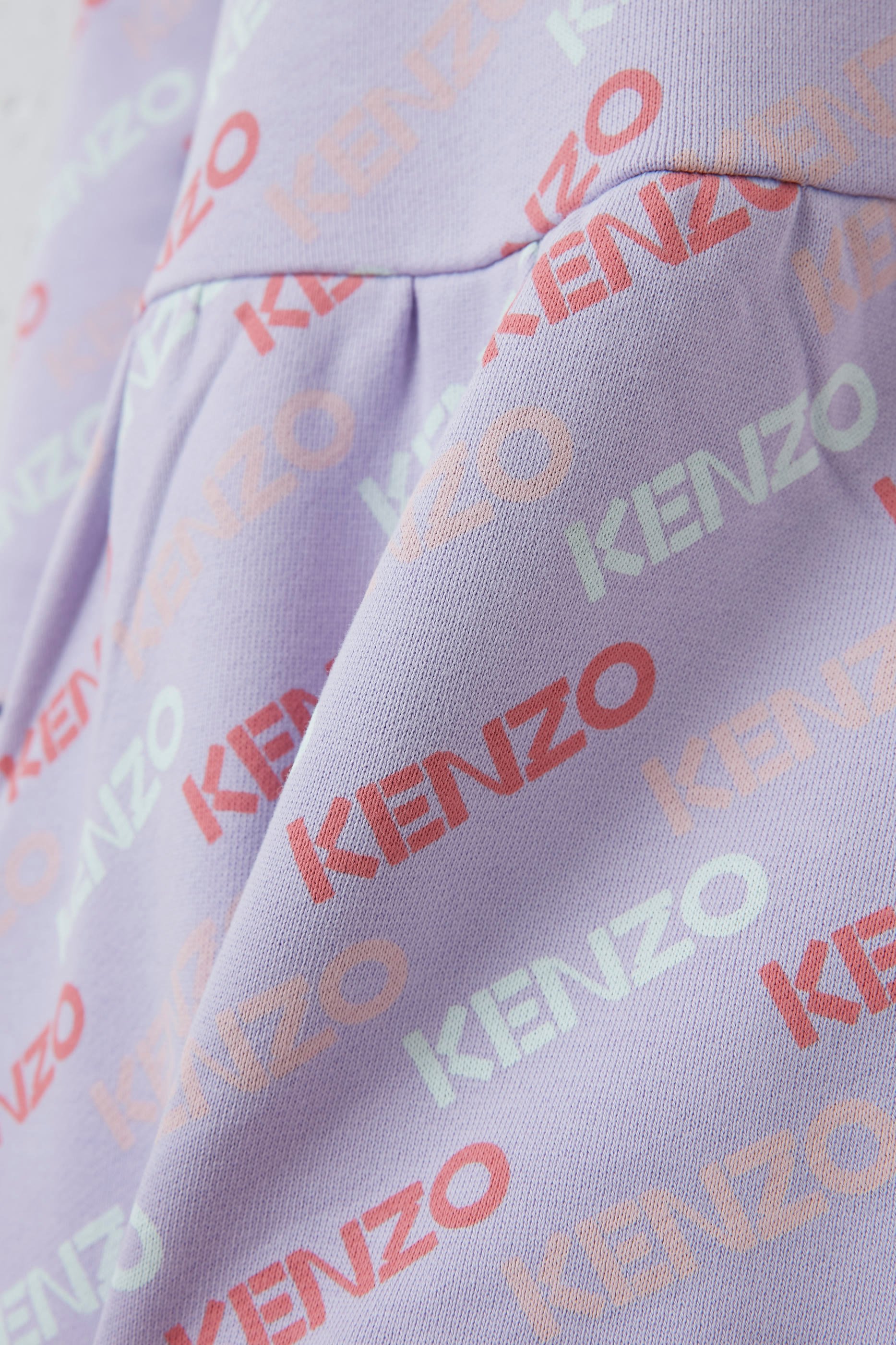 Kids All-Over Logo Printed Dress