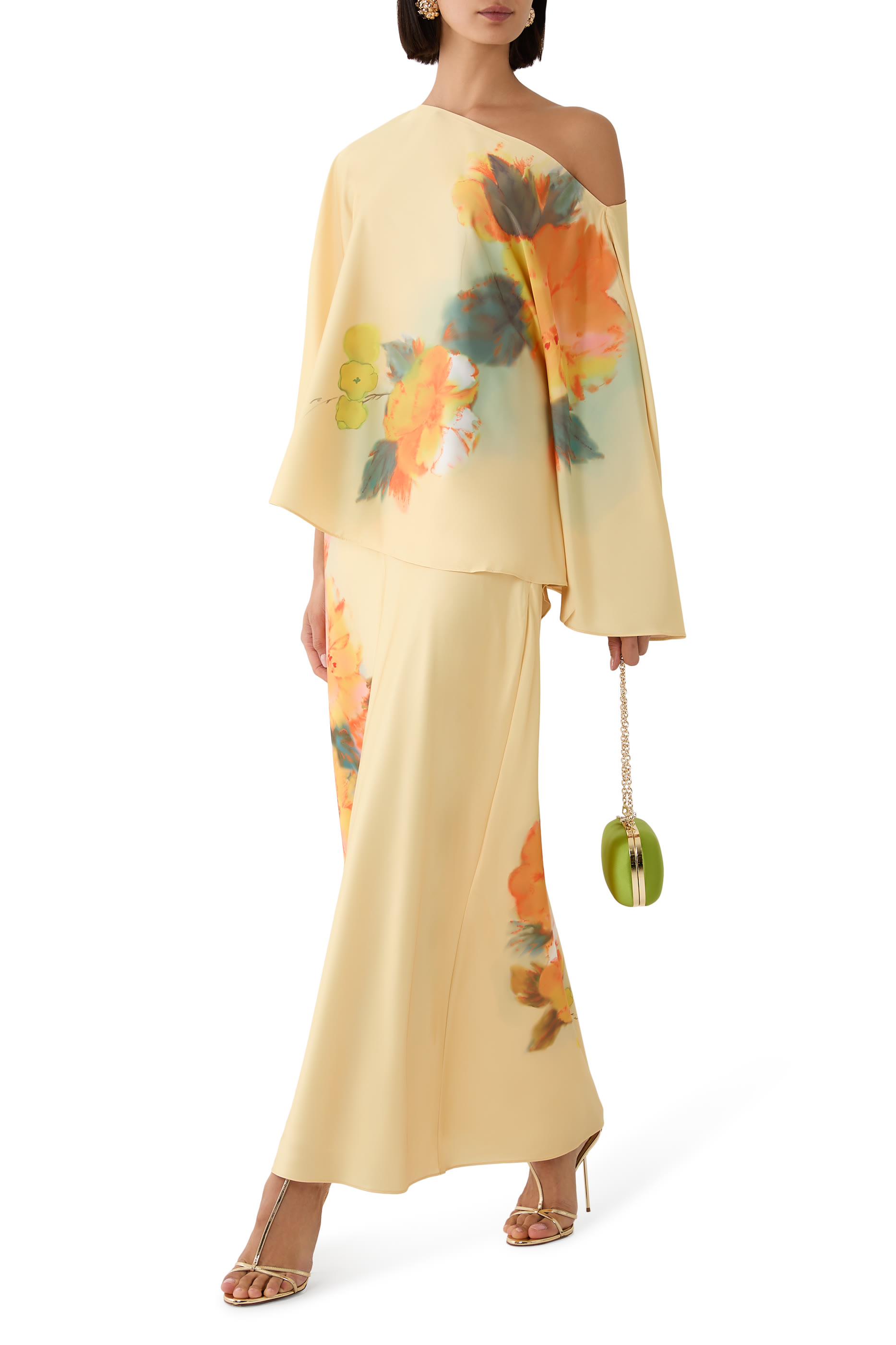 Watercolor Floral Carole Skirt 