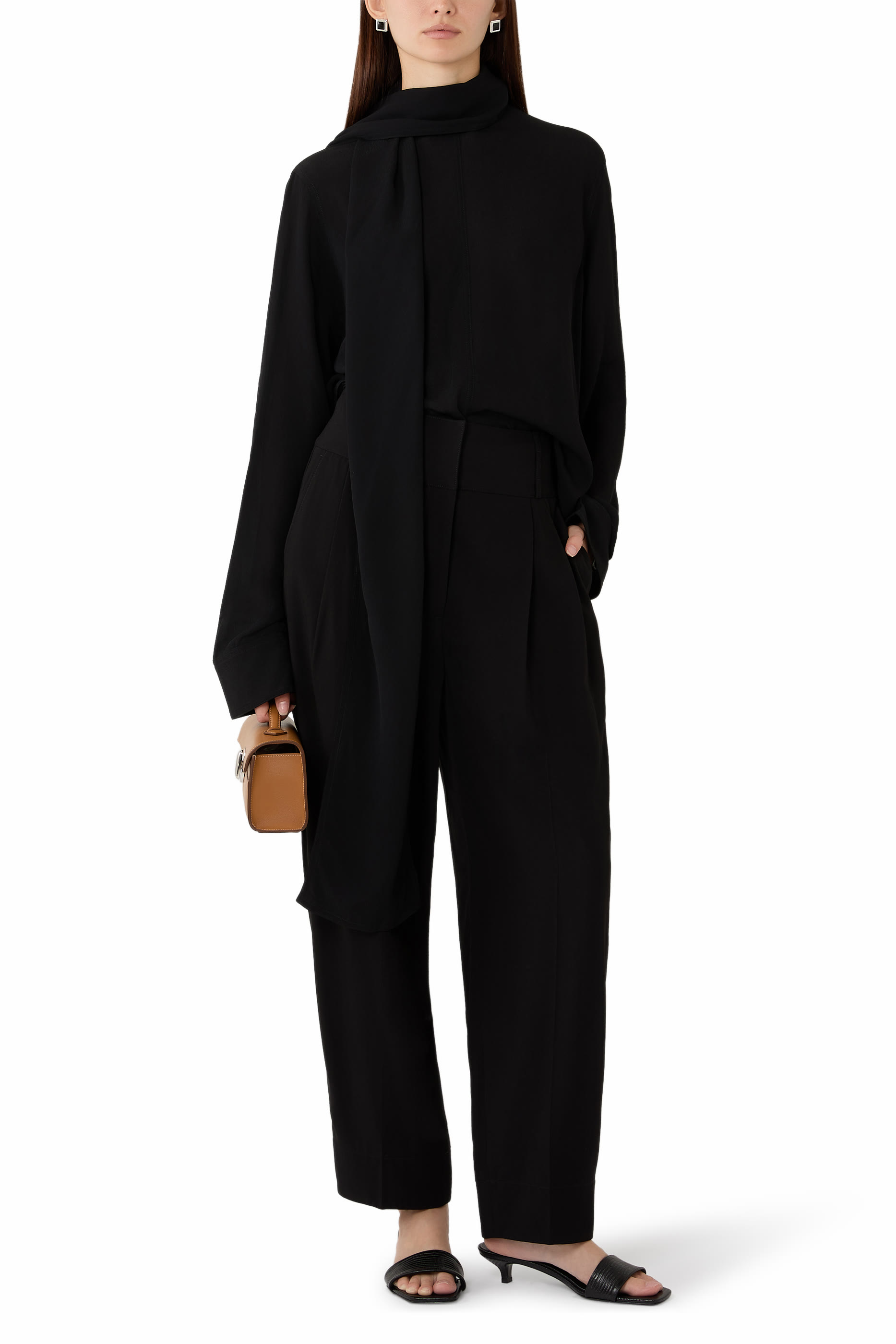 Draped Balloon Trousers