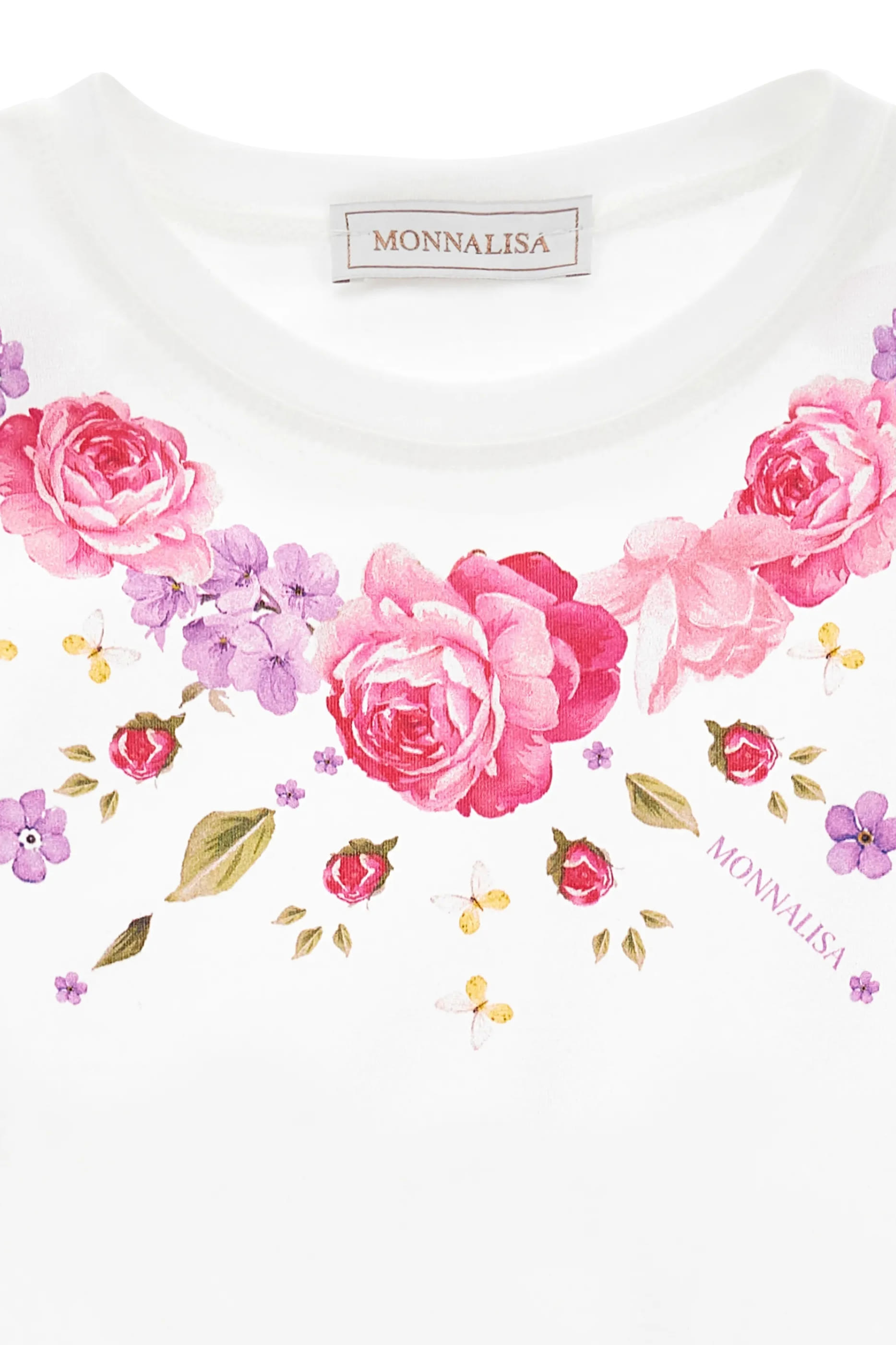 Kids Floral Cotton-Blend T-Shirt