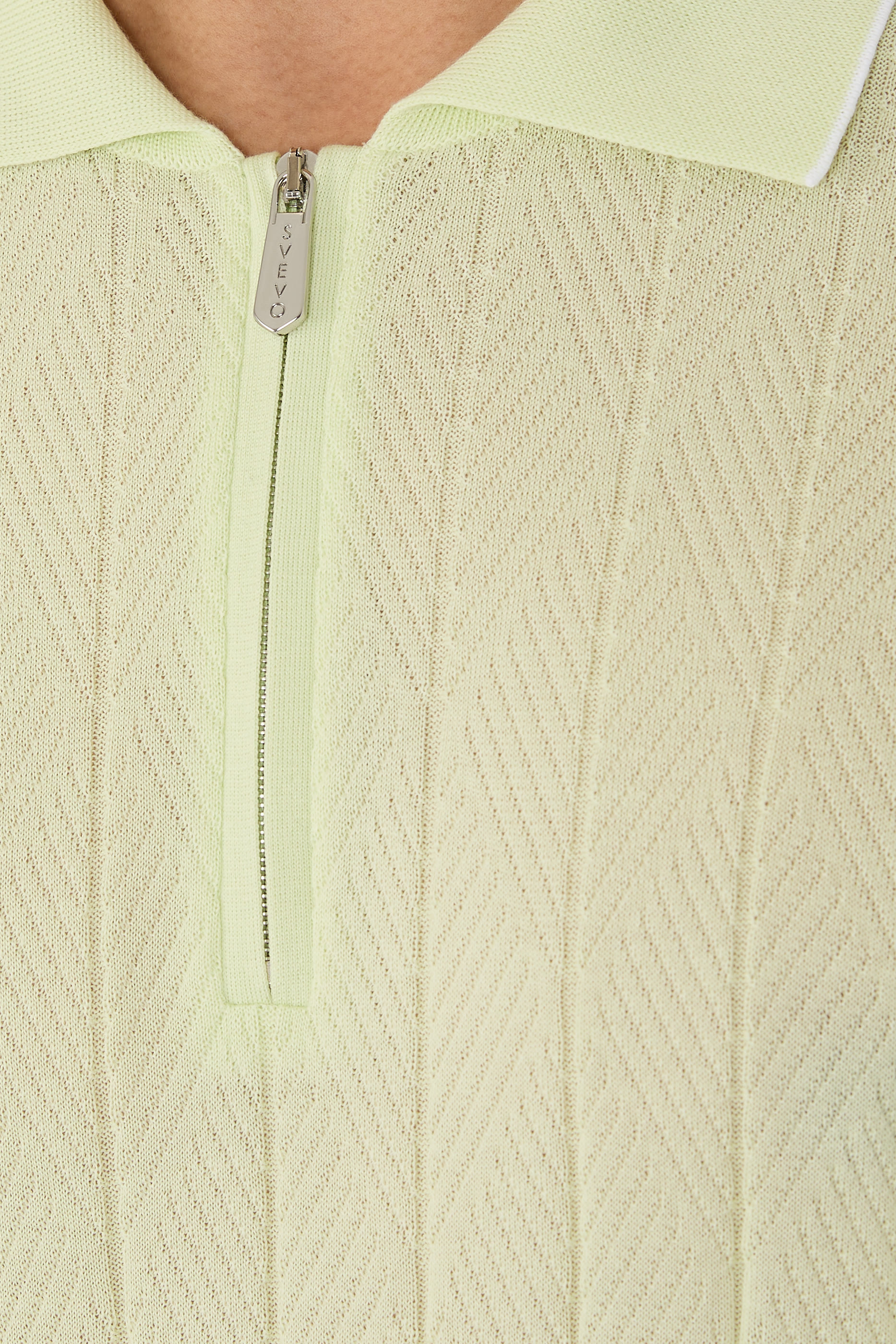 Short-Sleeve Polo with Zip