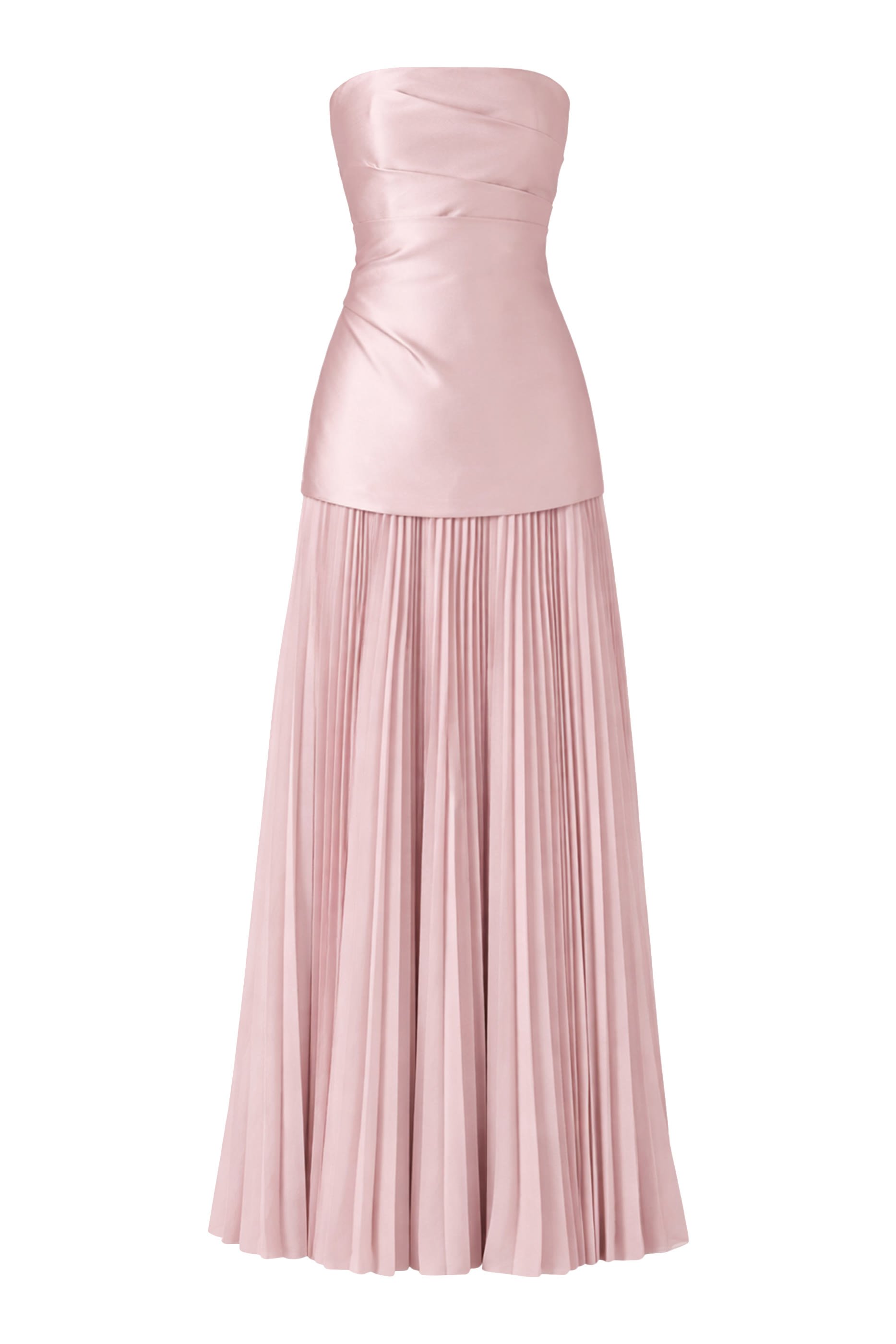 Claudette Pleated Skirt Gown