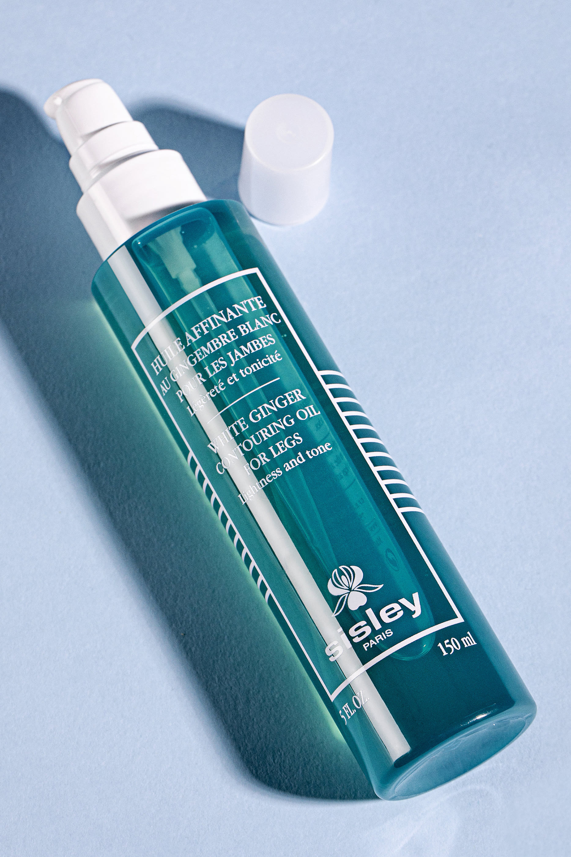 White Ginger Contouring Oil for Legs