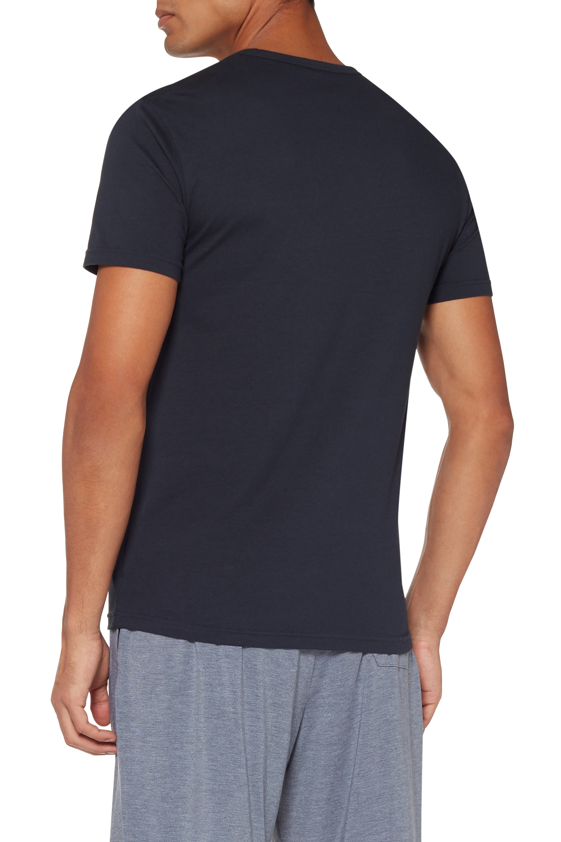 Logo Embroidered T-Shirt, Pack of 2