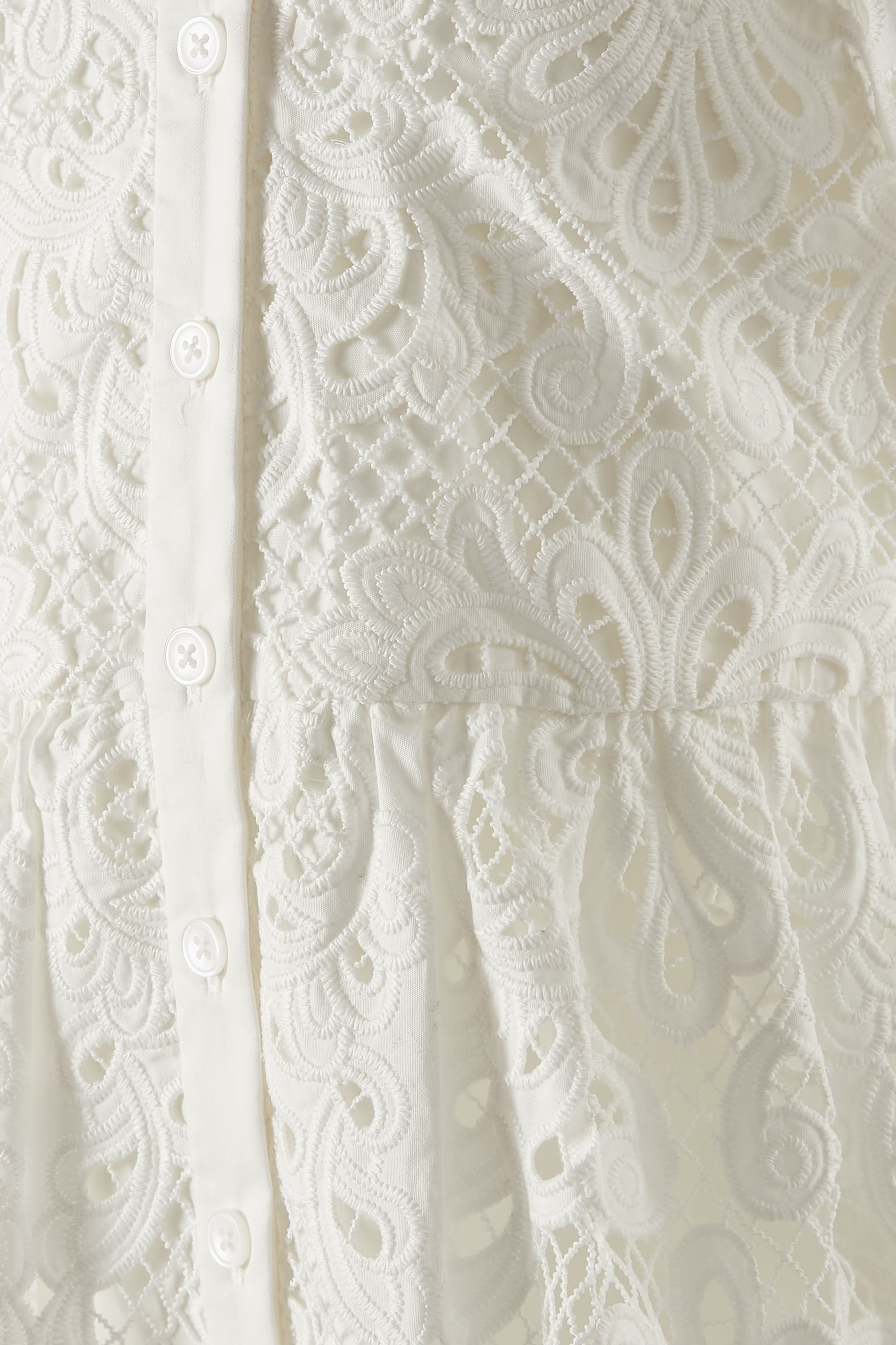 Kids Lace Collar Mini Dress