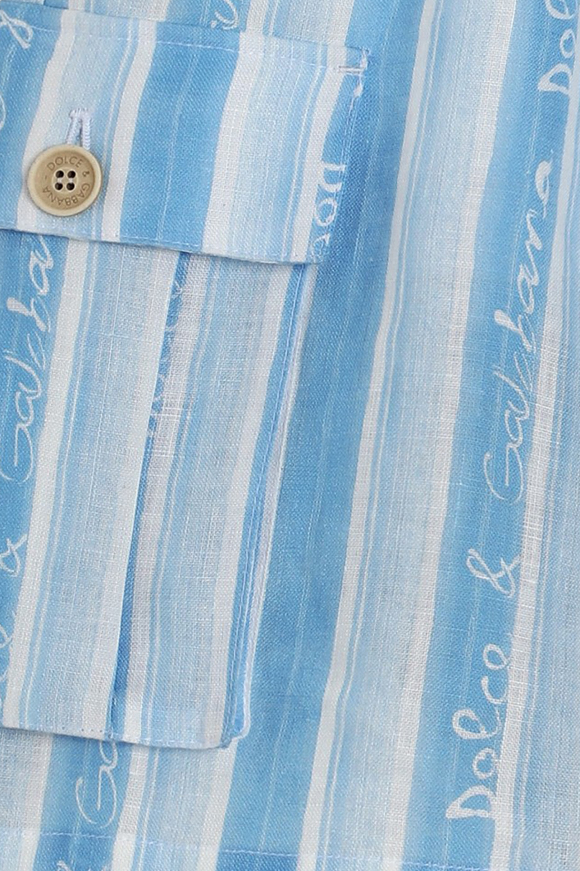 Kids Striped Logo Shorts