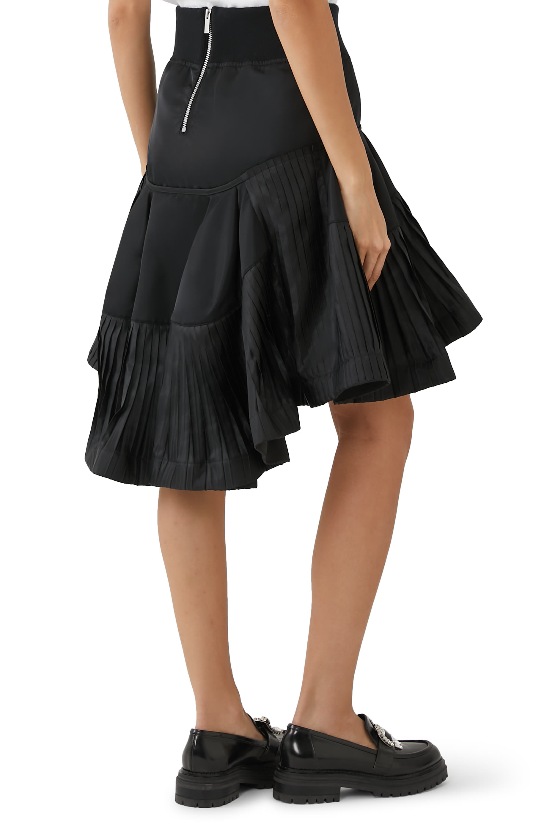 Nylon Twill Skirt