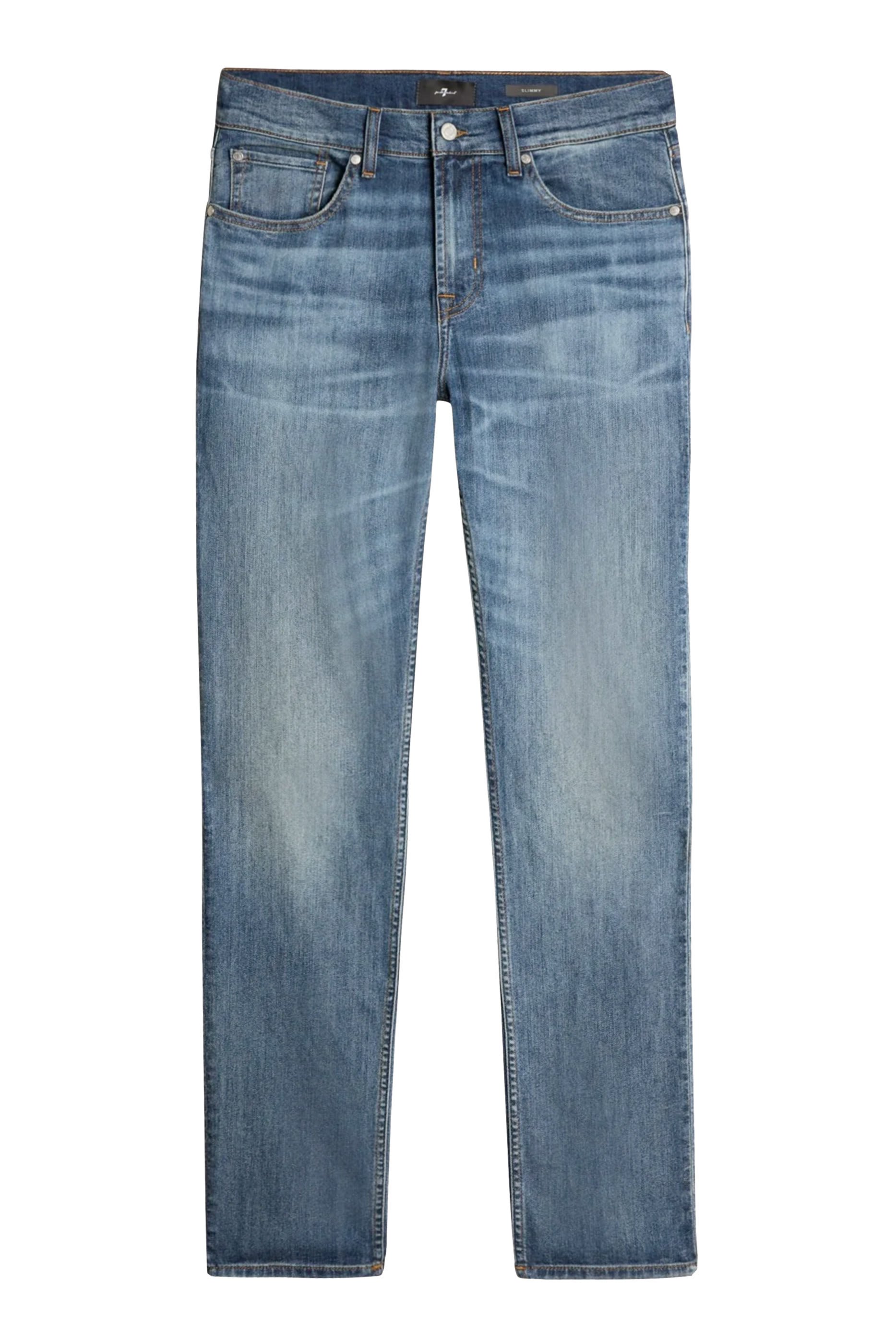 Logo Five-Pocket Straight Jeans