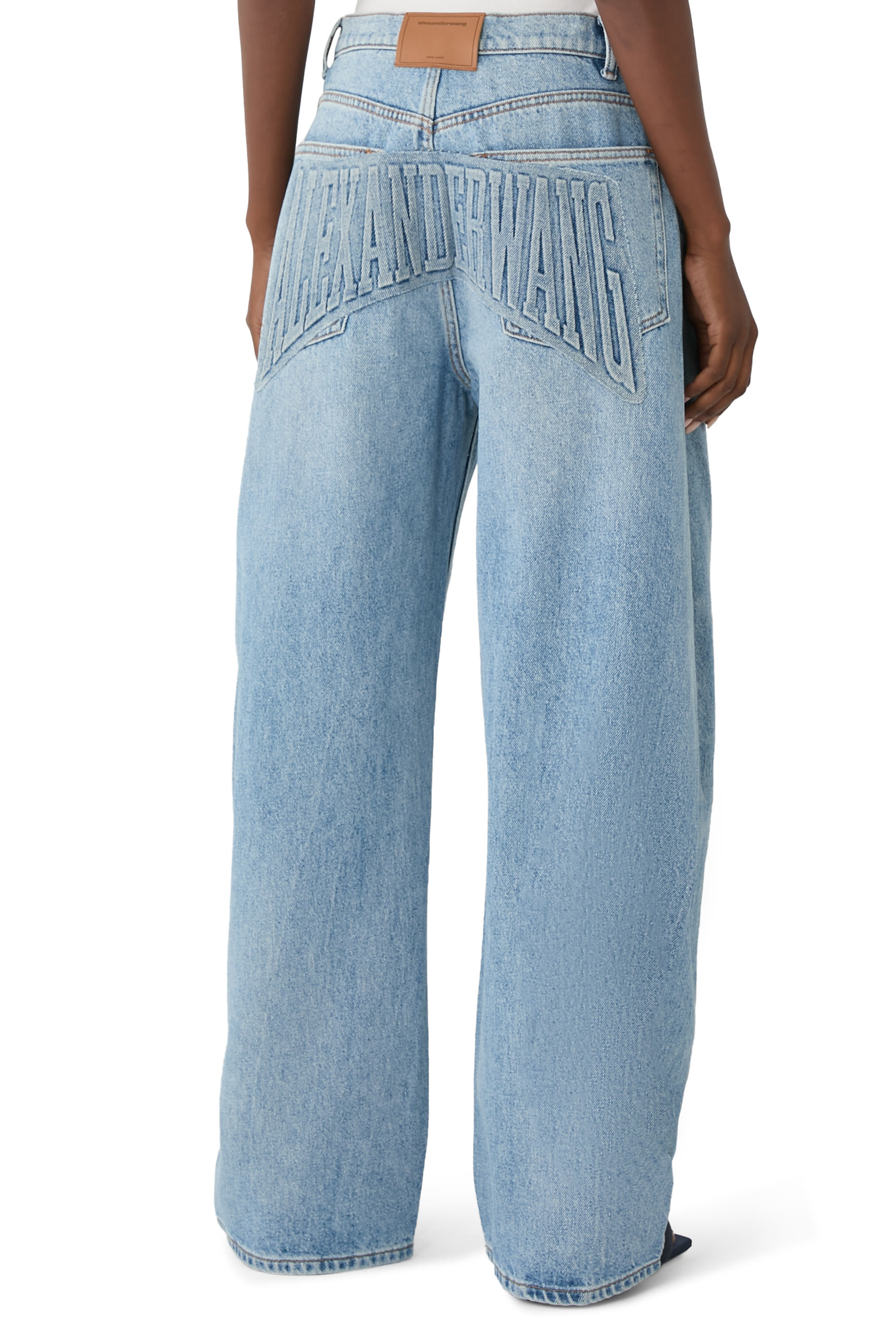Oversize Rounded Denim Jeans