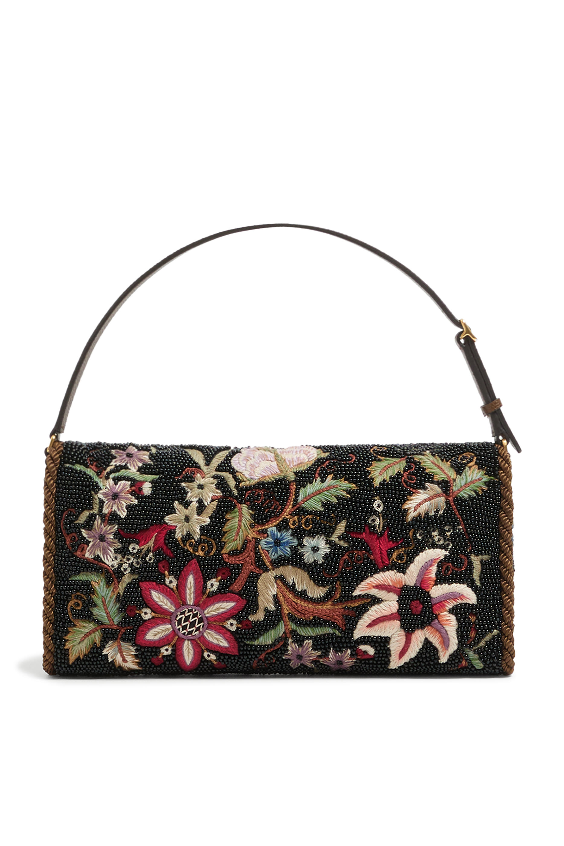 Vain Soft Embroidered Small Shoulder Bag