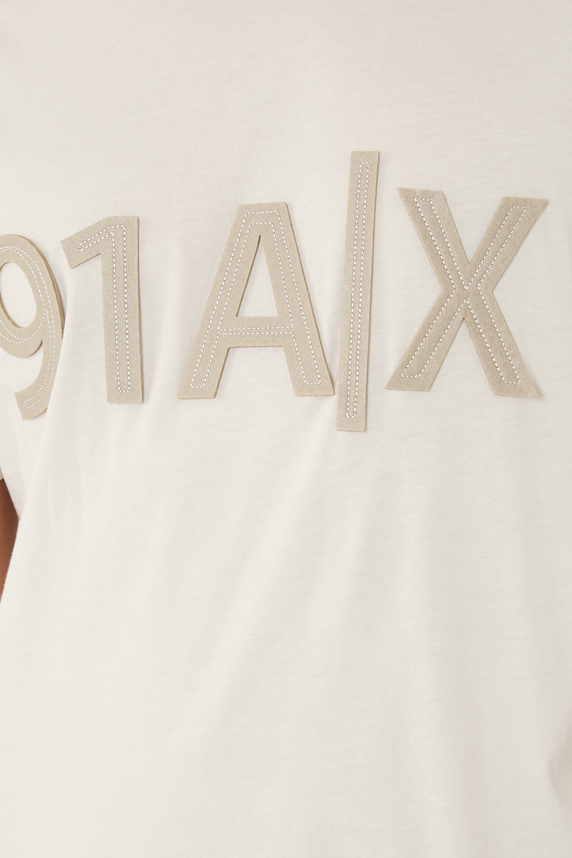 AX Logo Cotton-Jersey T-Shirt