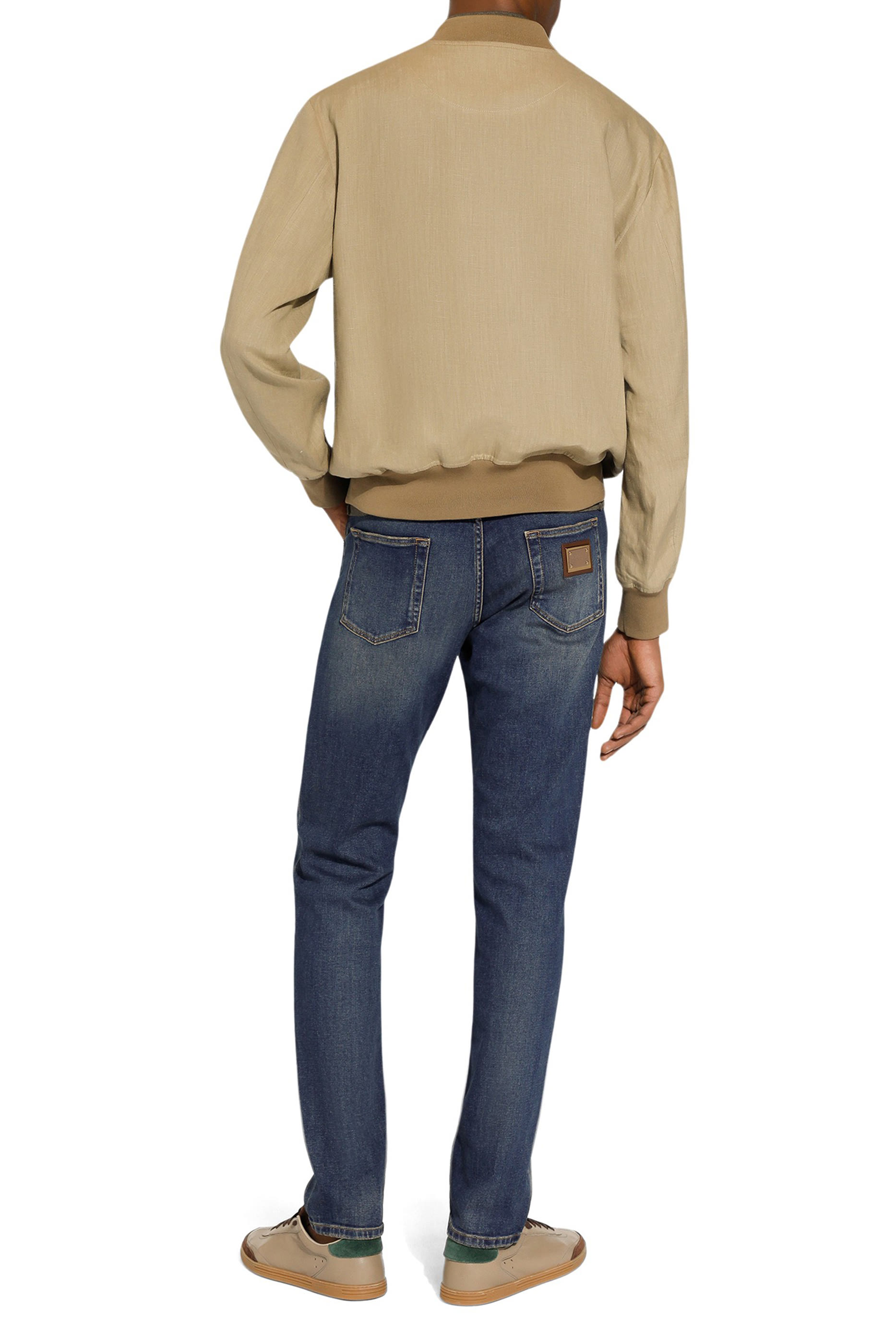 Unlined Linen Bomber Jacket