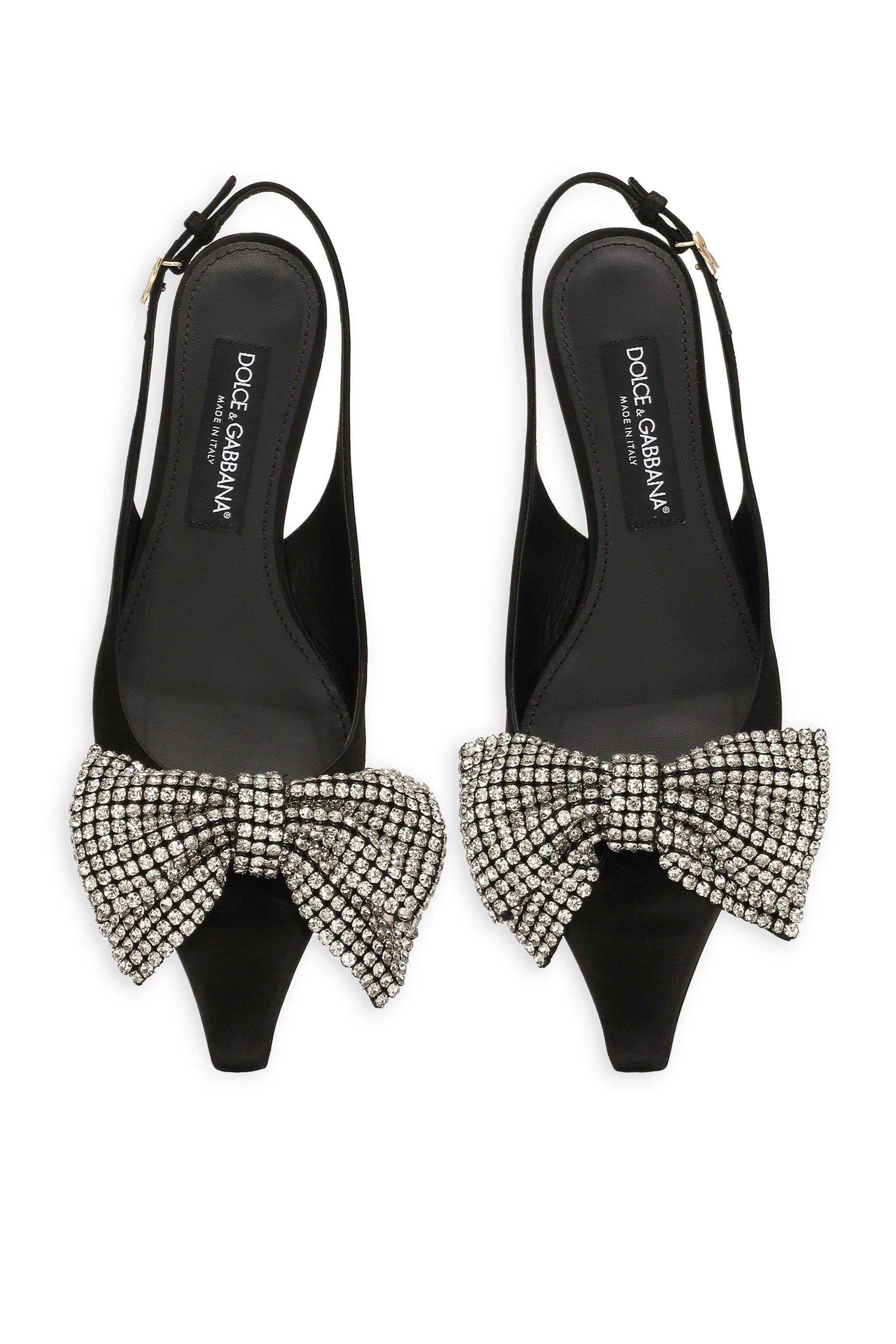 Satin Slingback 30 Pumps