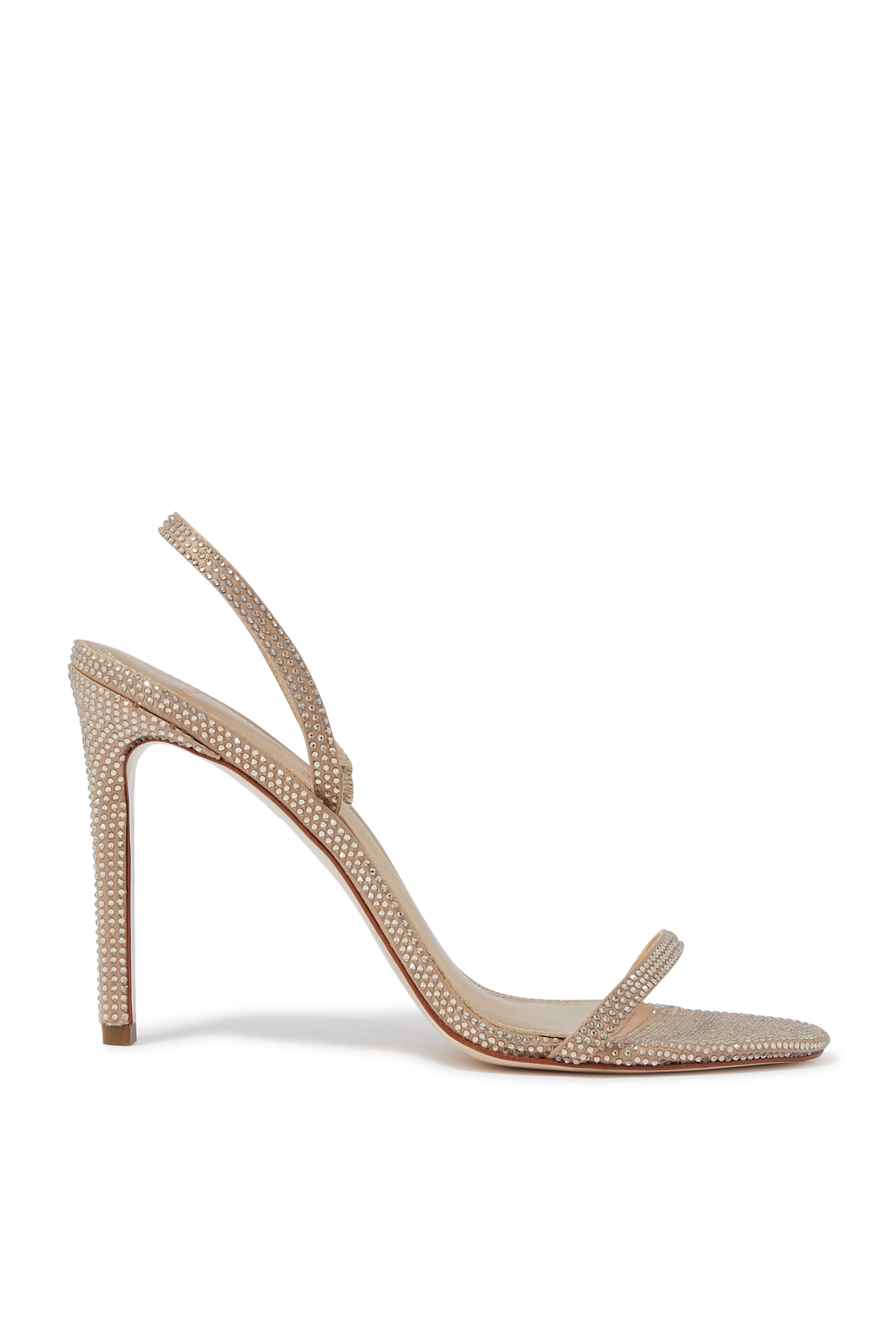 Luciana 100 Embellished Slingback Sandals