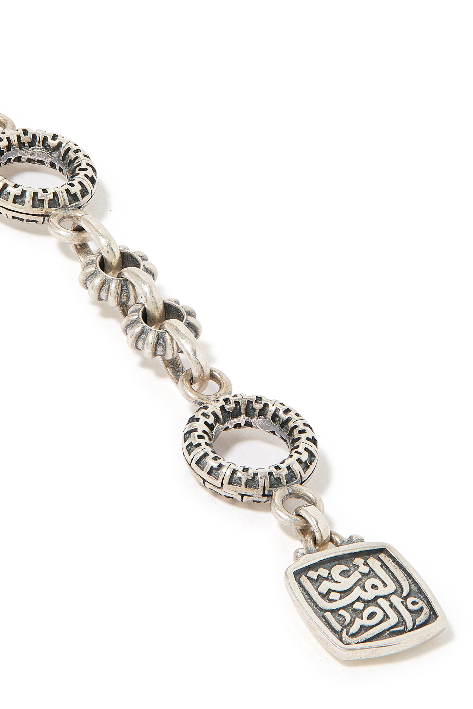 Multi-Way Contentment Necklace, Sterling Silver and Black Spinel