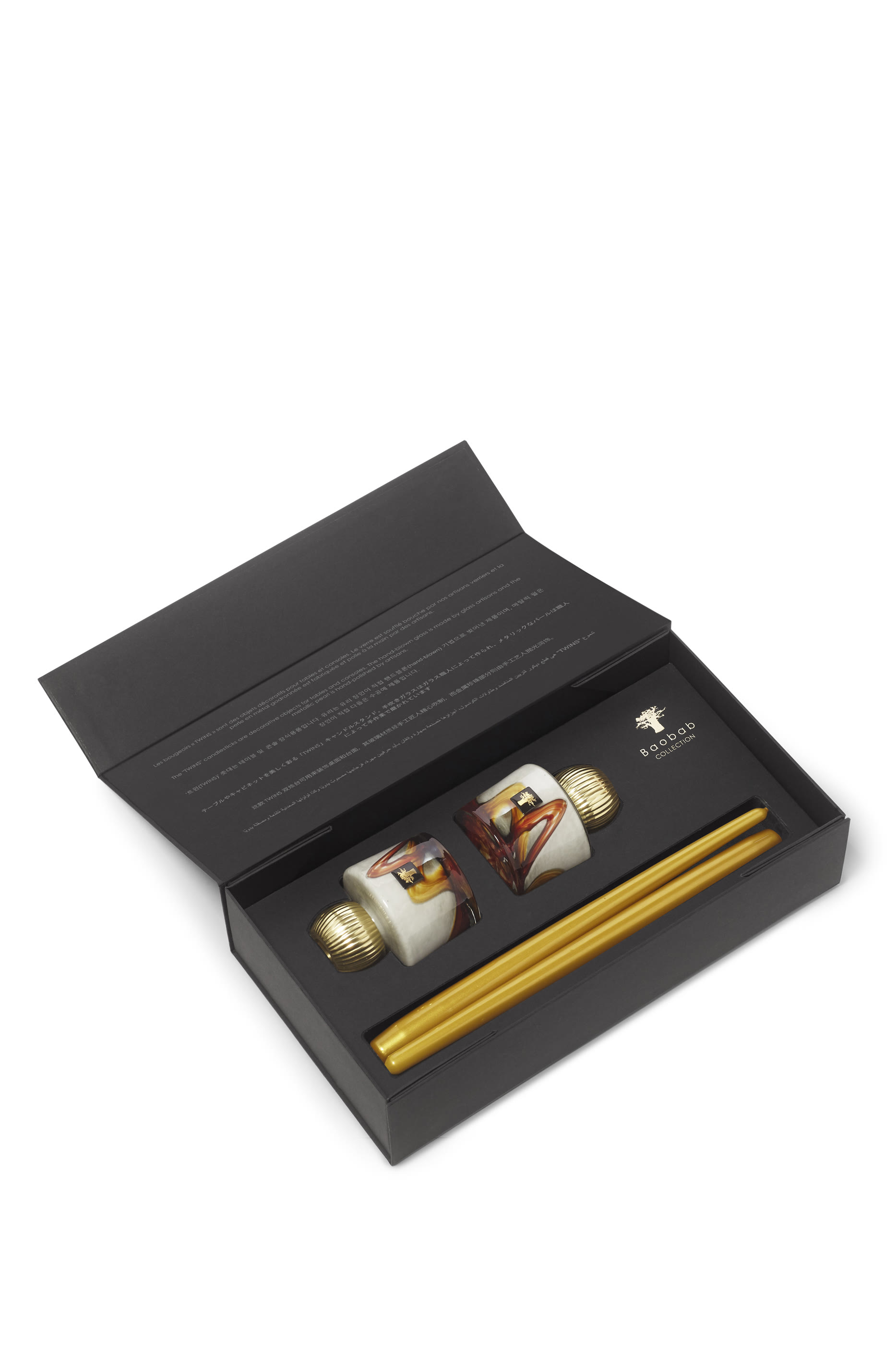 Nirvana Bliss Twins Candleholders & Candlesticks Set