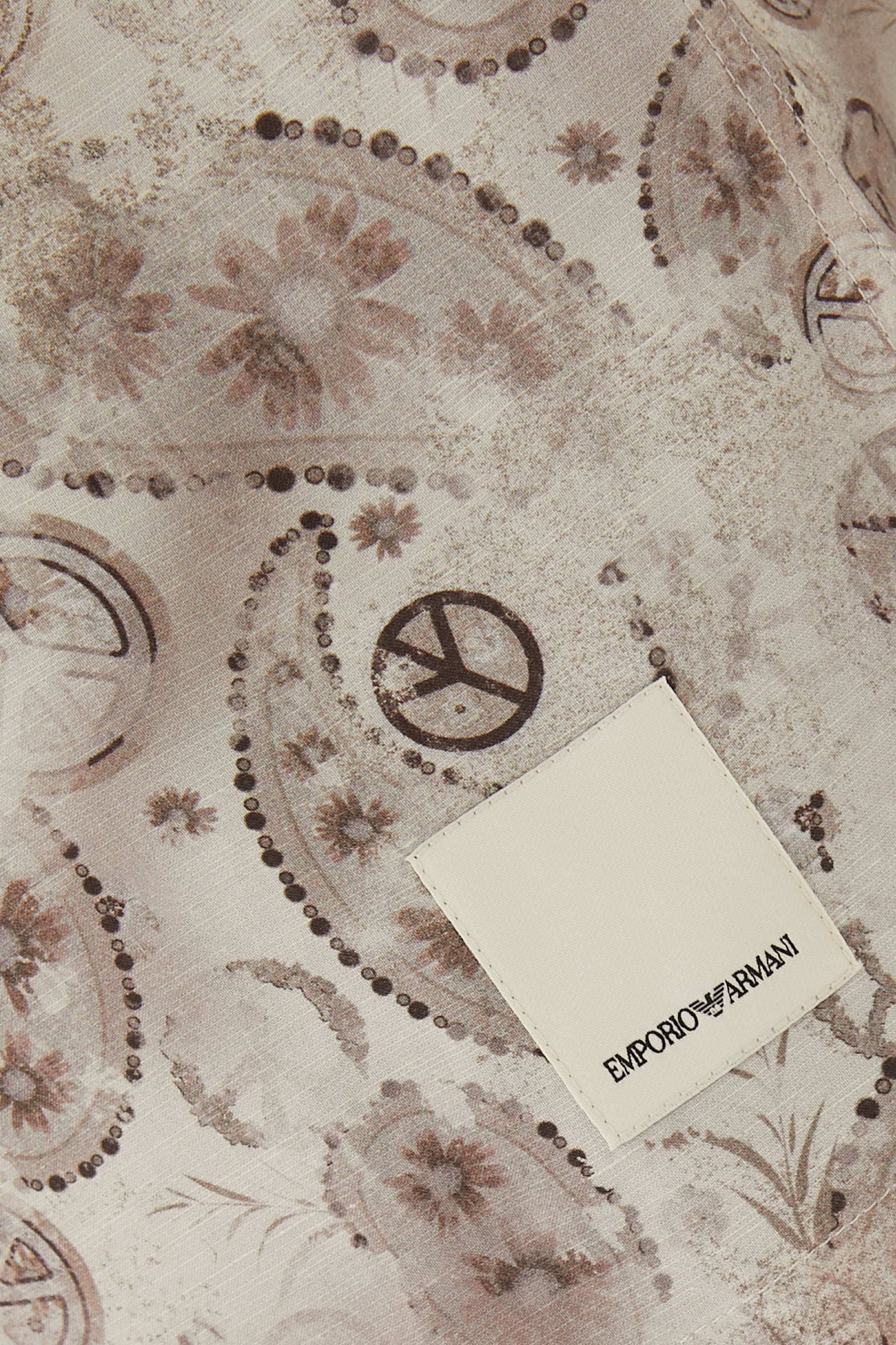 All-Over Paisley Print Viscose-Blend Shirt