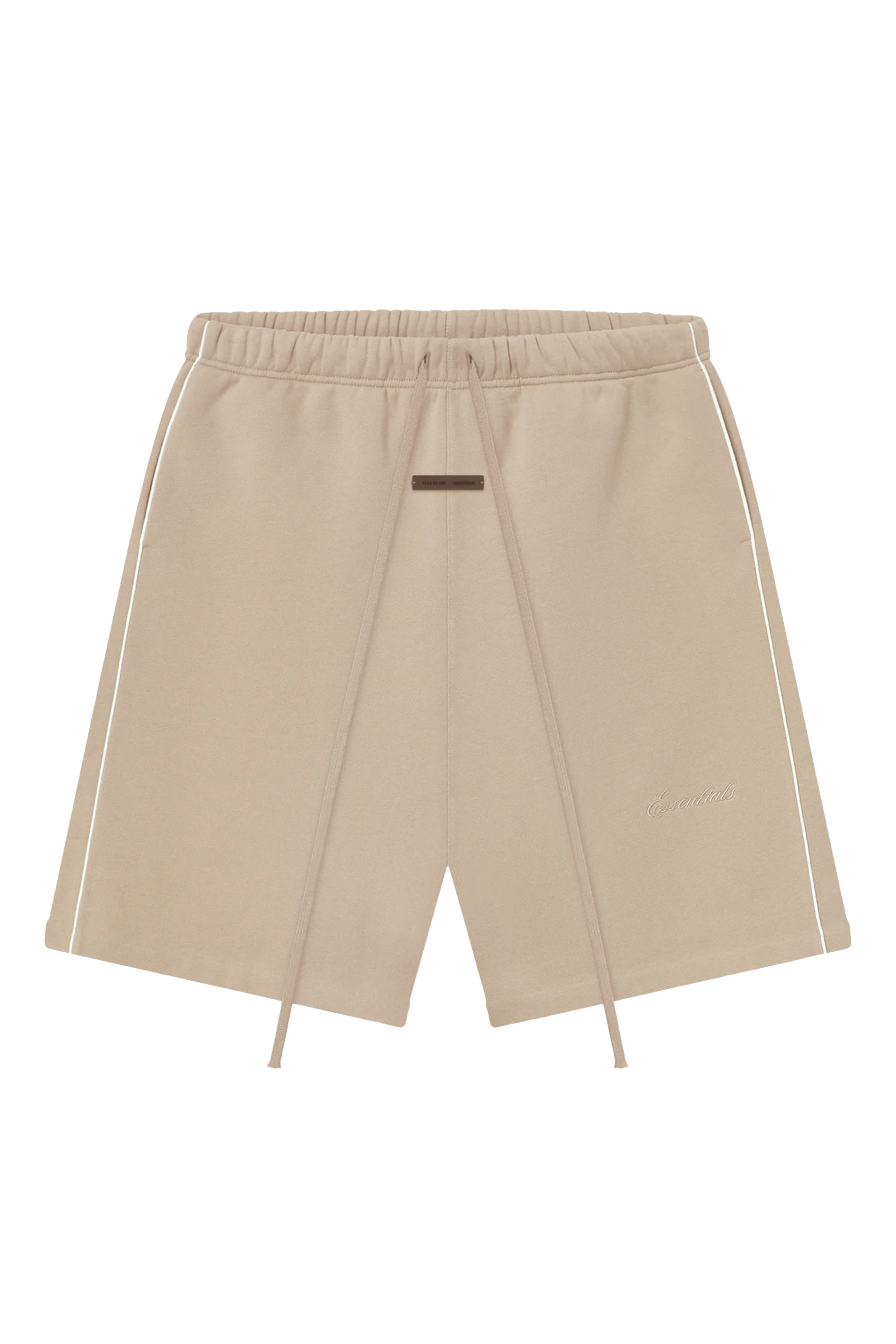 Relaxed Fleece Sweatshort with Piping