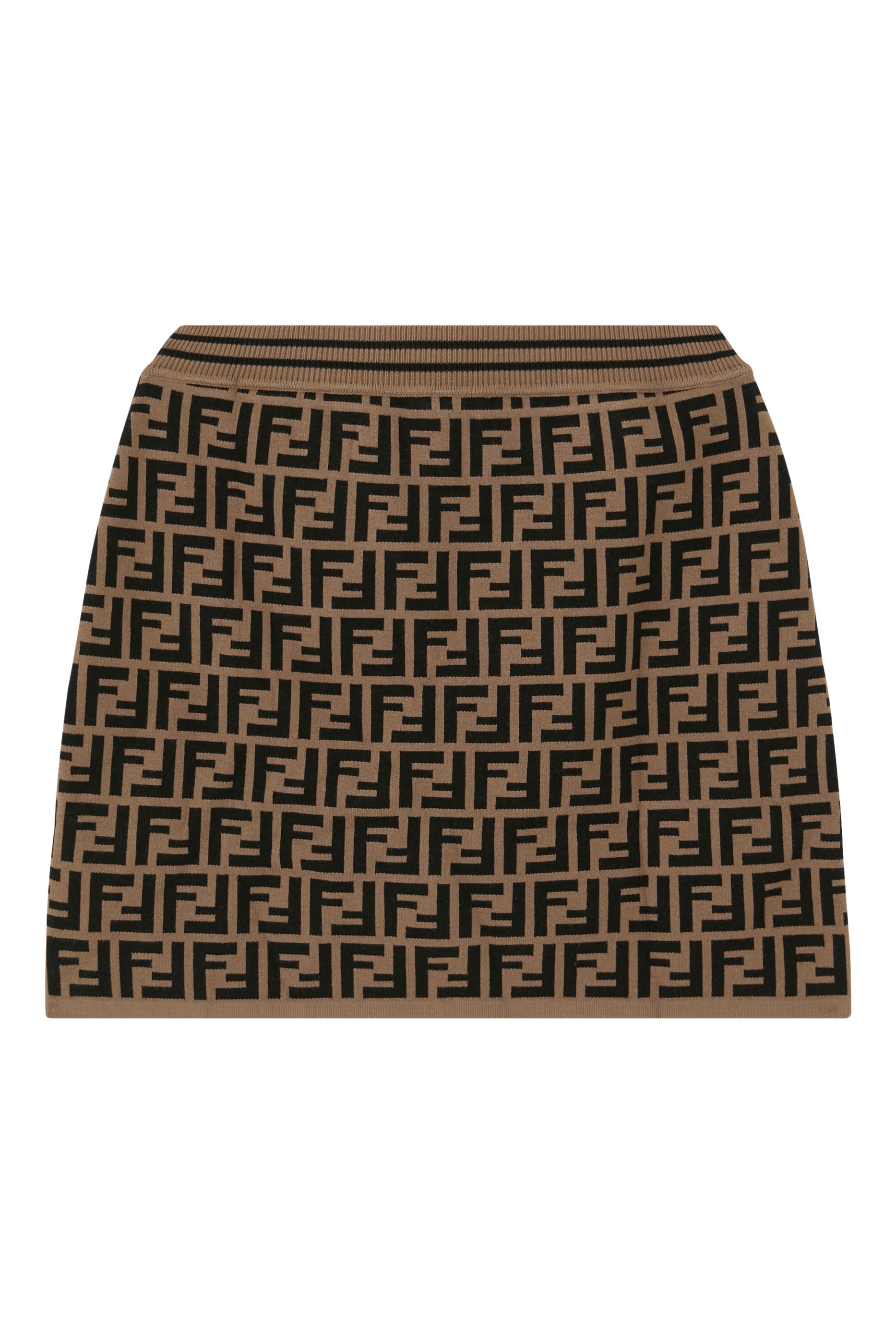 Kids FF Motif Knit Skirt