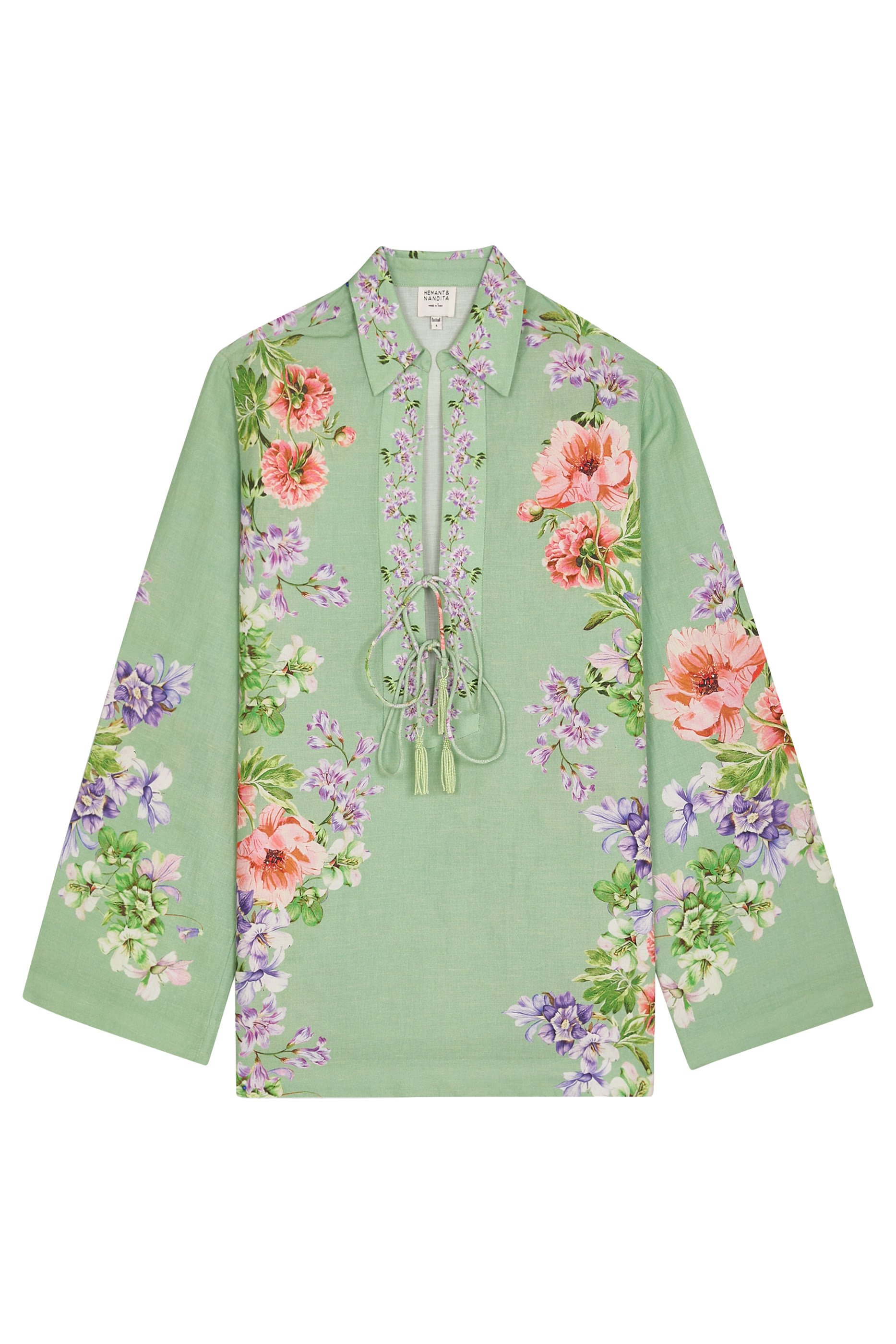 Drop Shoulder Collared Tunic