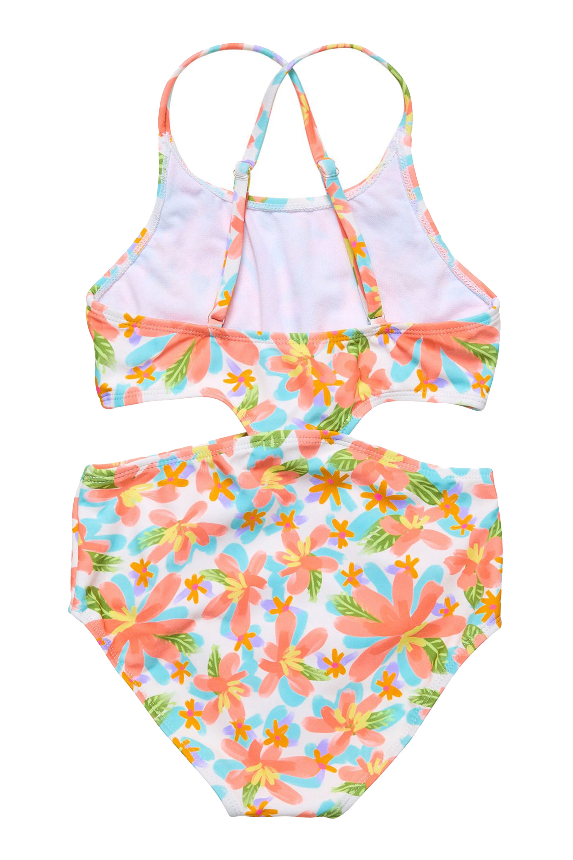 Kids Hawaiian Cut-Out Swimsuit