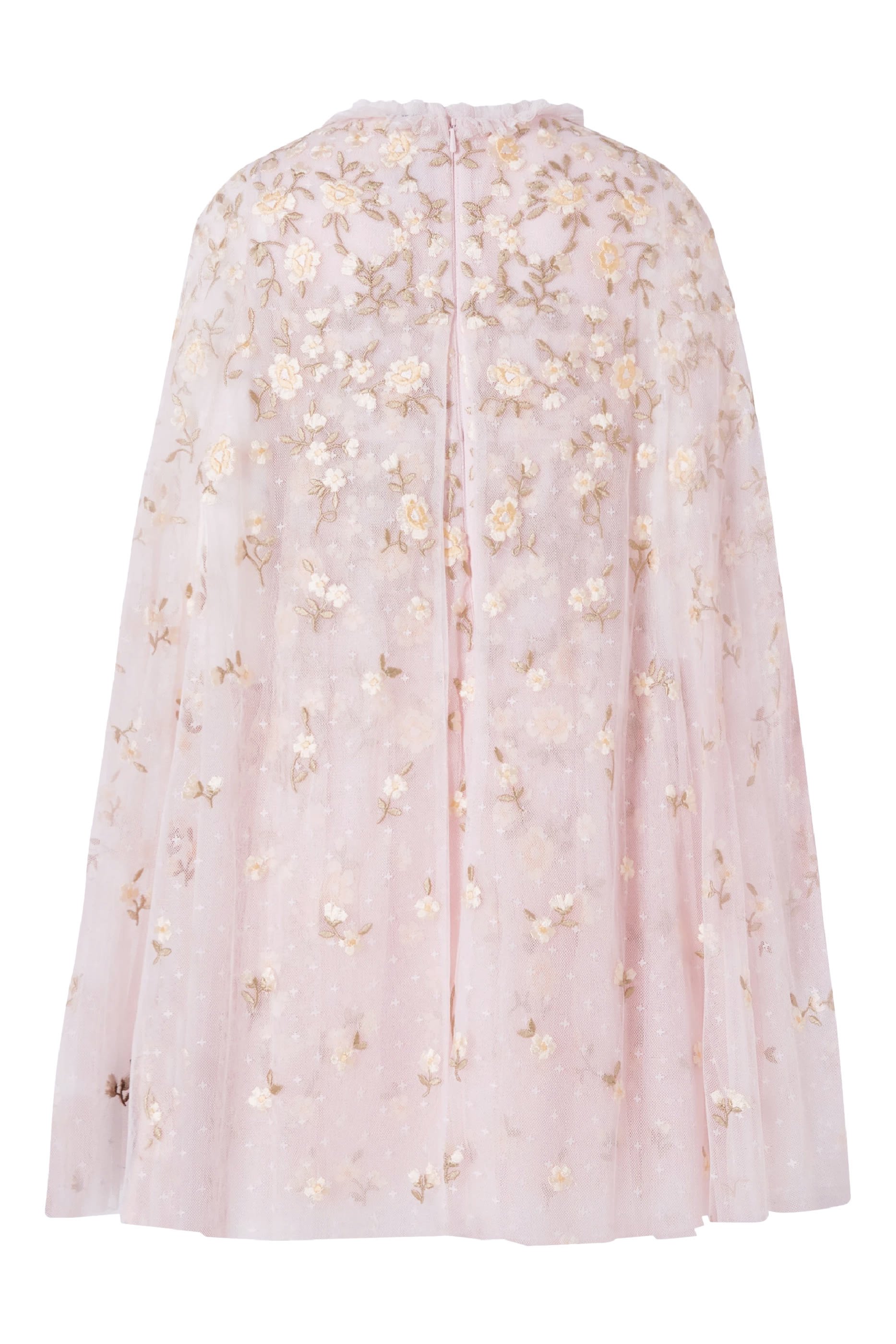 Kids Lea Ditsy Cape Dress