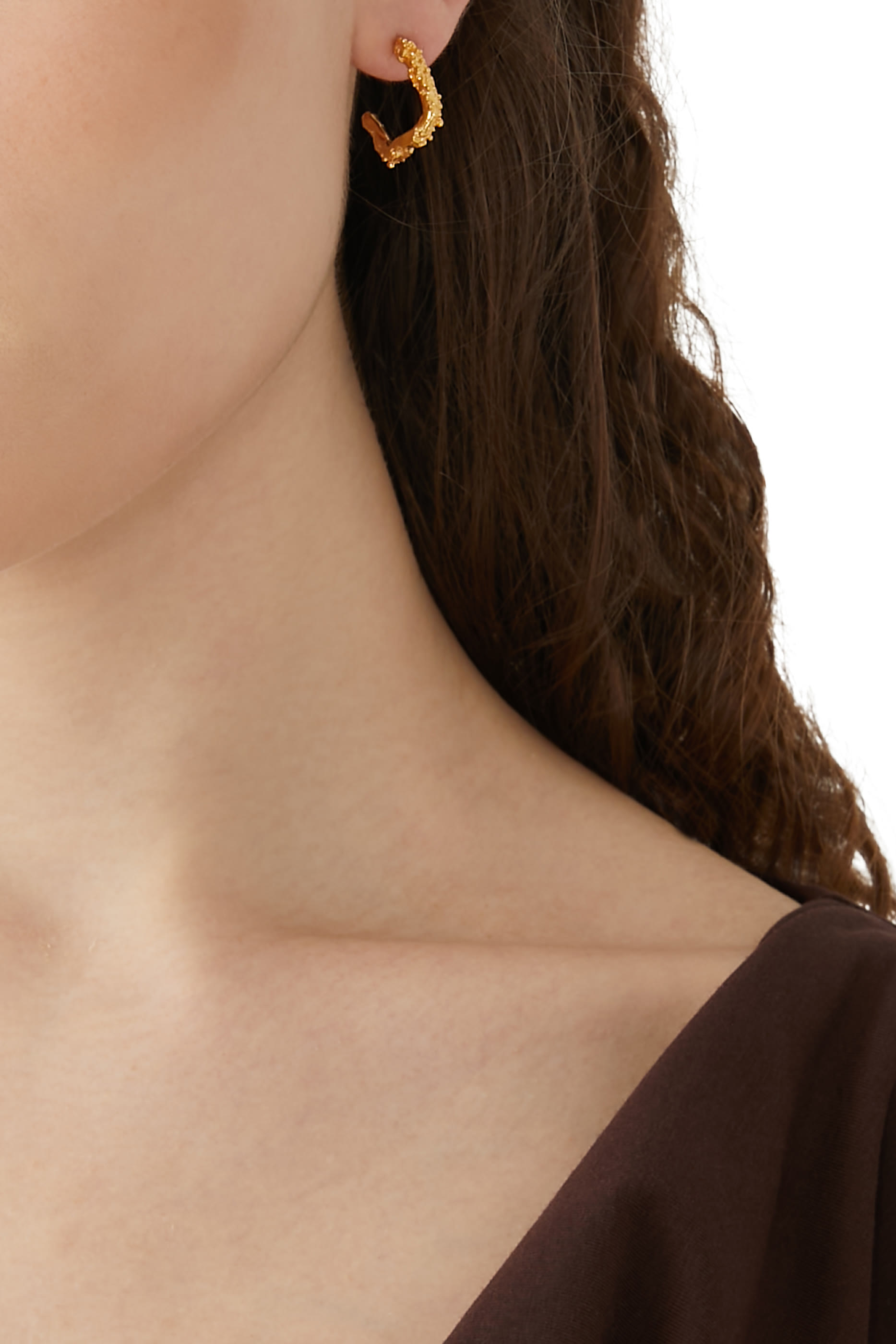 The Lunar Rocks Hoop Earrings