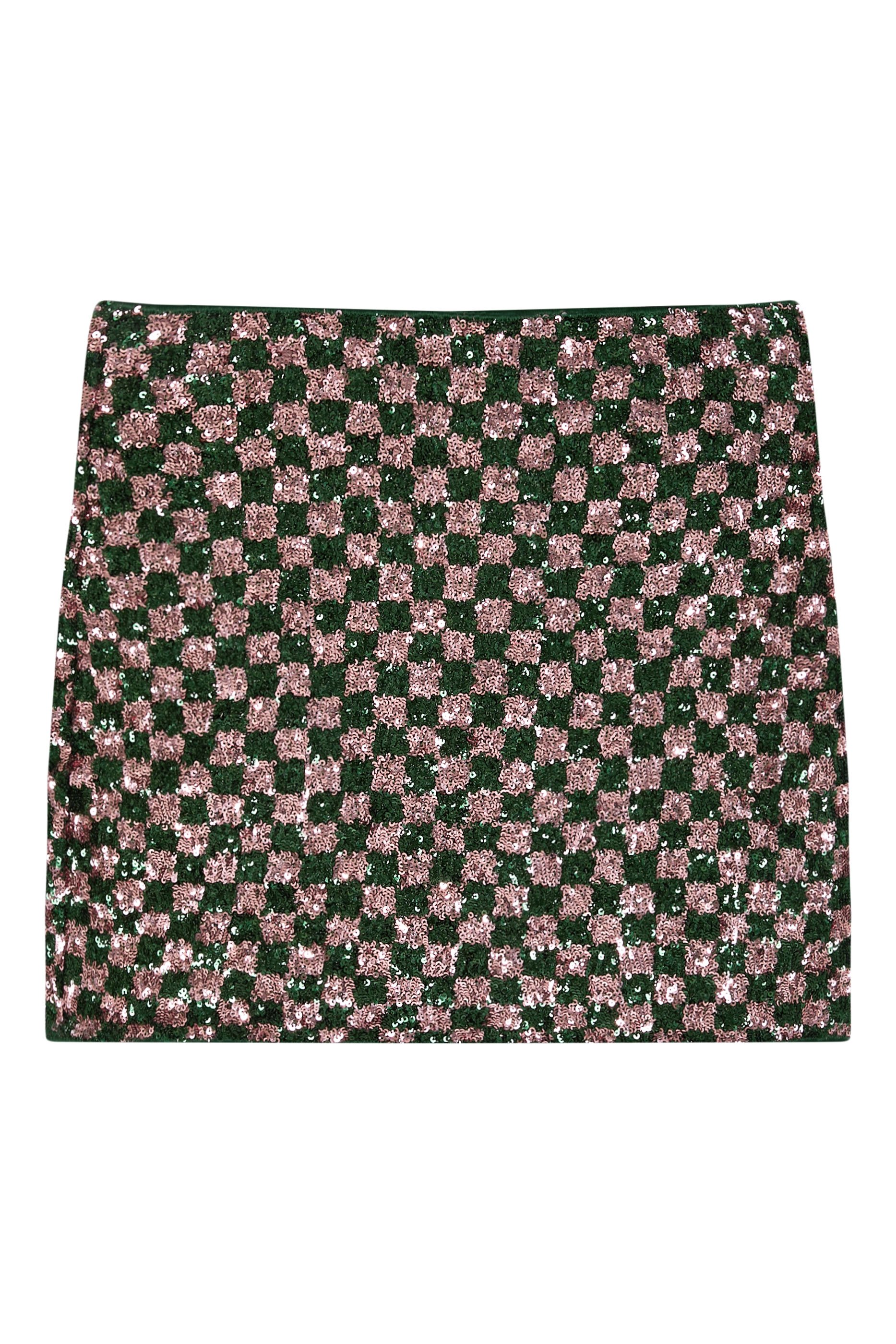Sequins Chess Skirtini