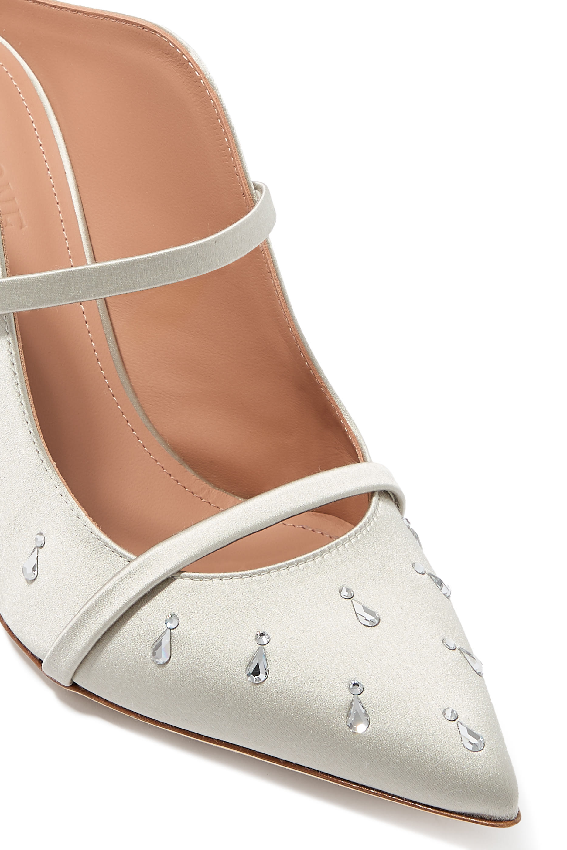 Pointed Toe 85 Leather Mules