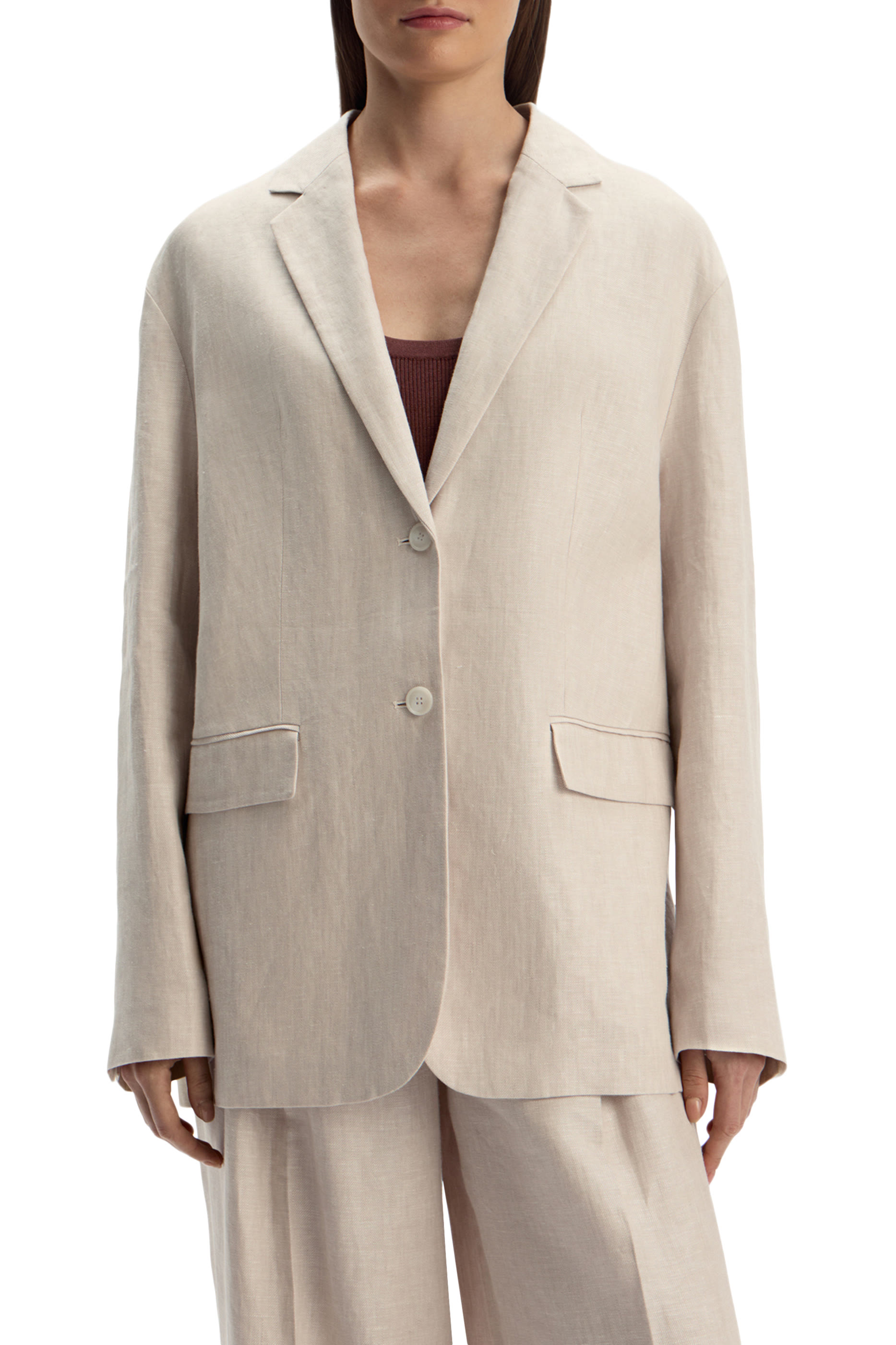 Tailored Linen Blazer