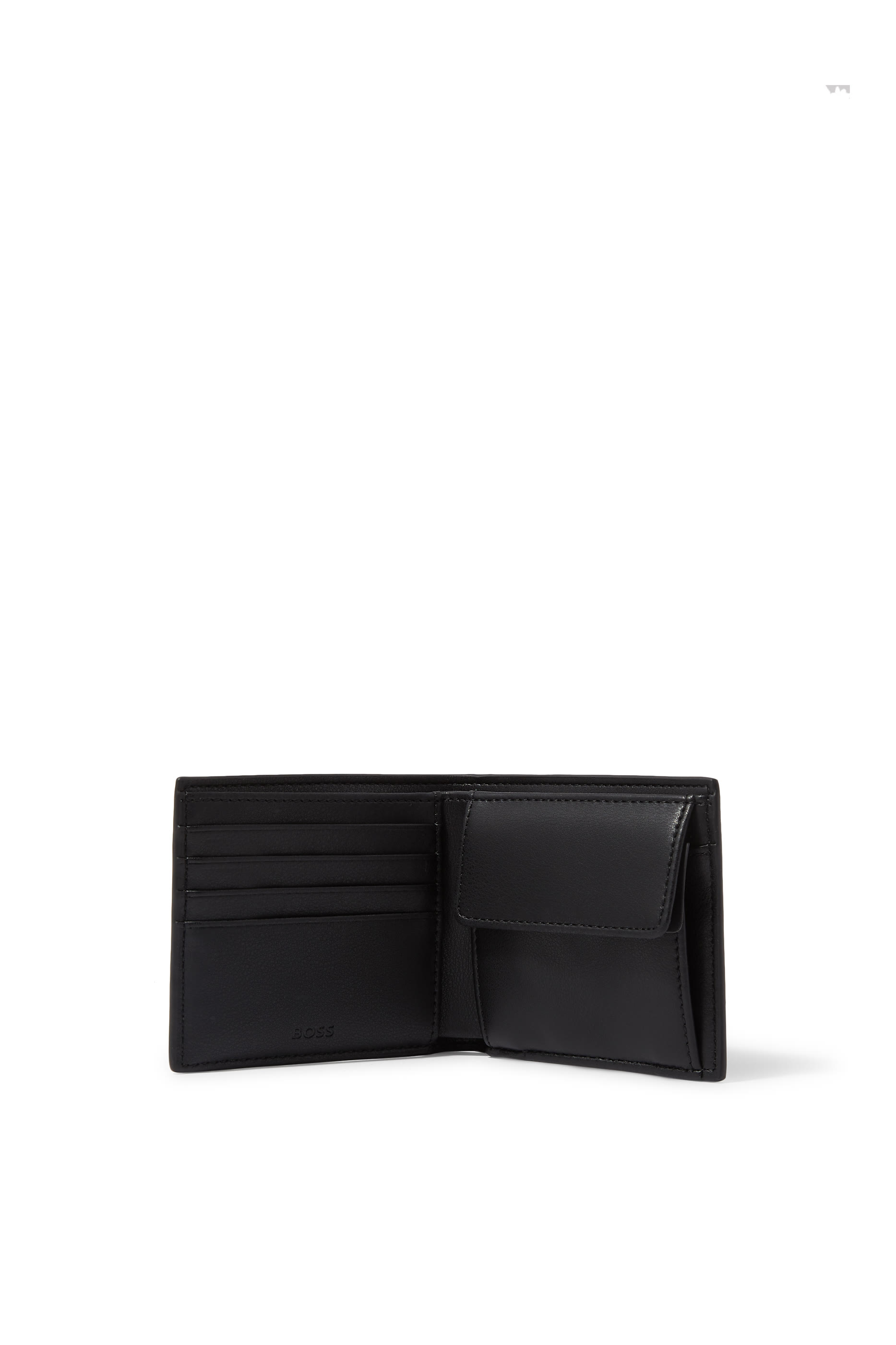 Logo Textured-Finish Wallet