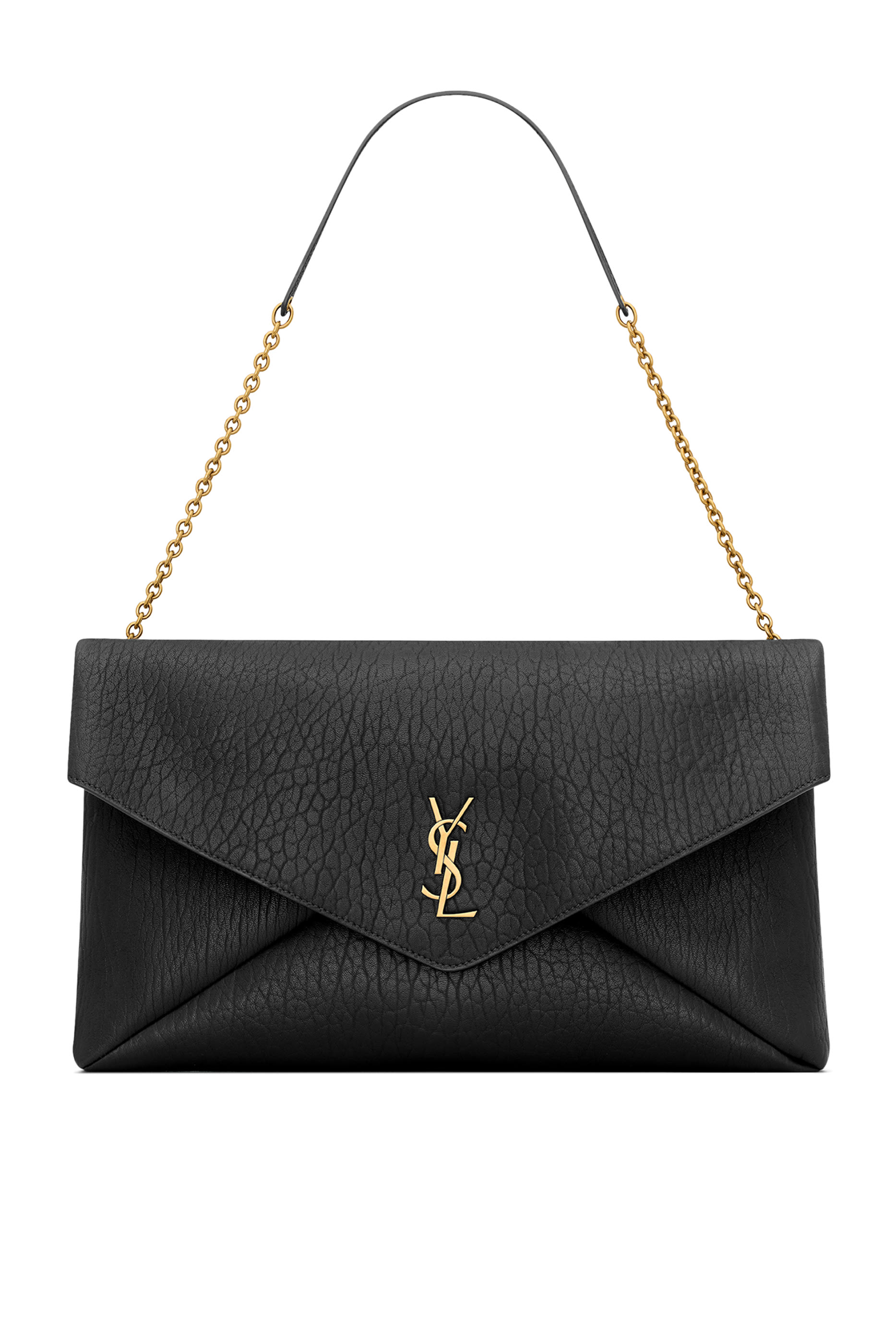  Cassandre Large Pouch on Chain in Lambskin