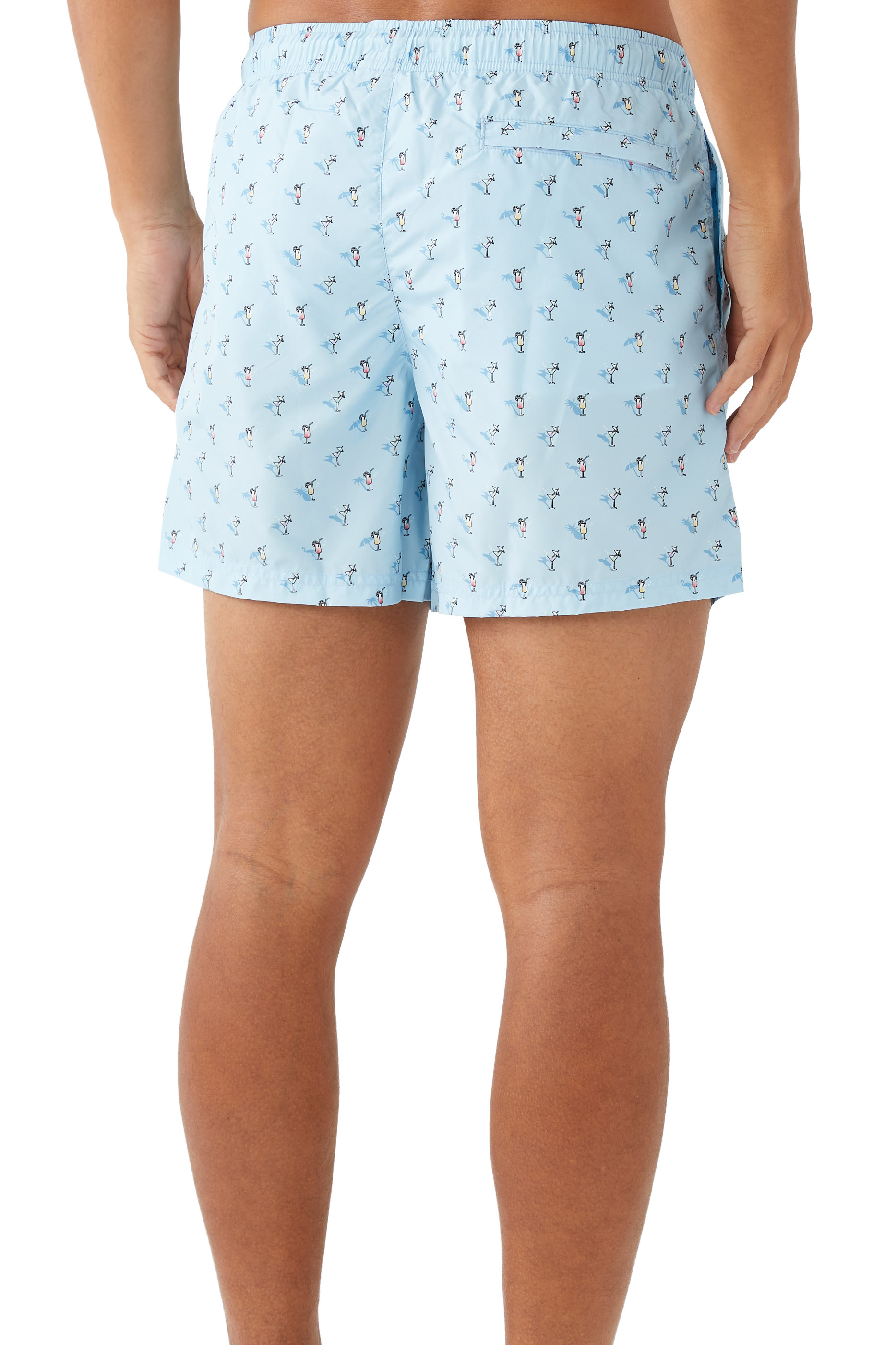 Drinks Print Swimming Shorts
