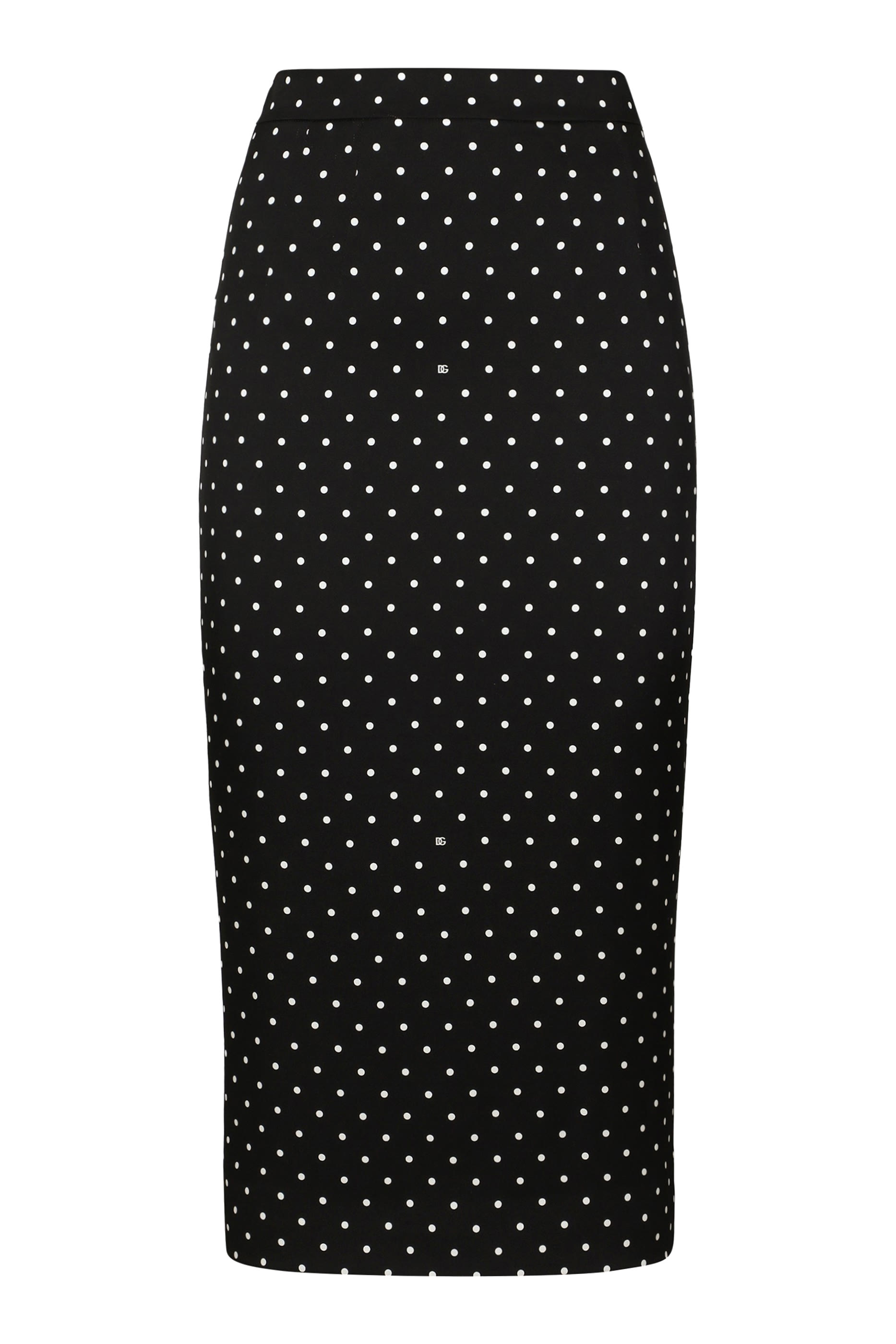 Charmeuse Calf-Length Pencil Skirt