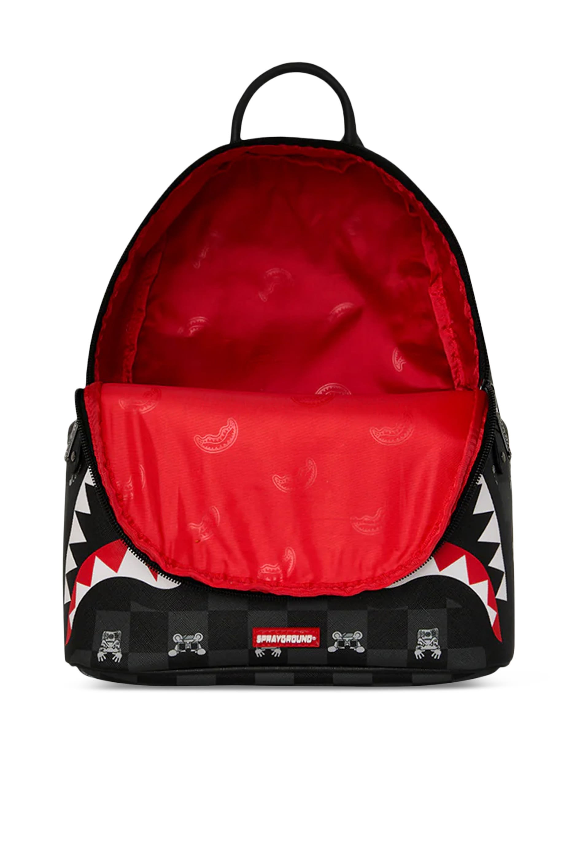 Kids Peeking Character Check Savage Backpack