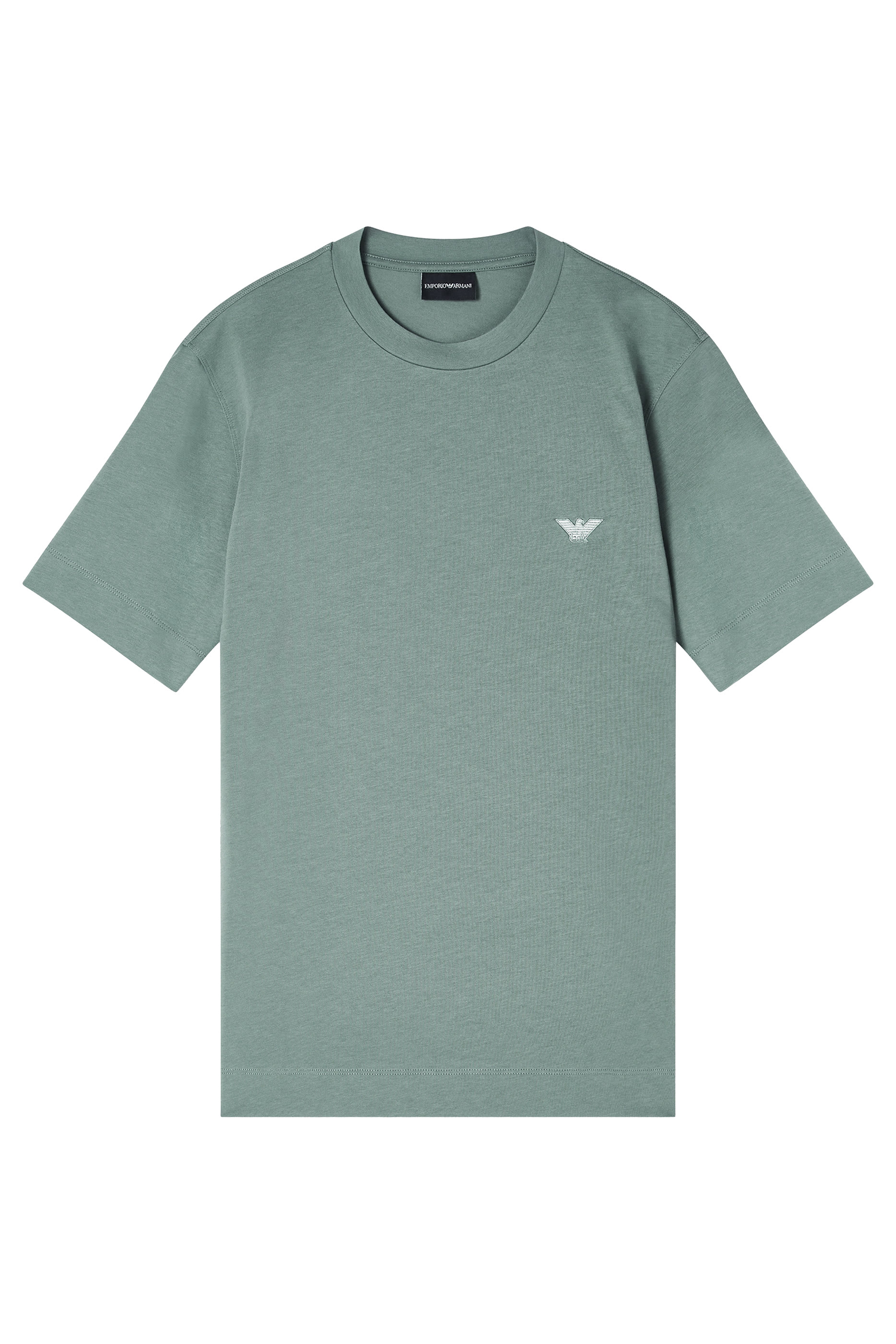 Micro Eagle Logo Cotton T-Shirt